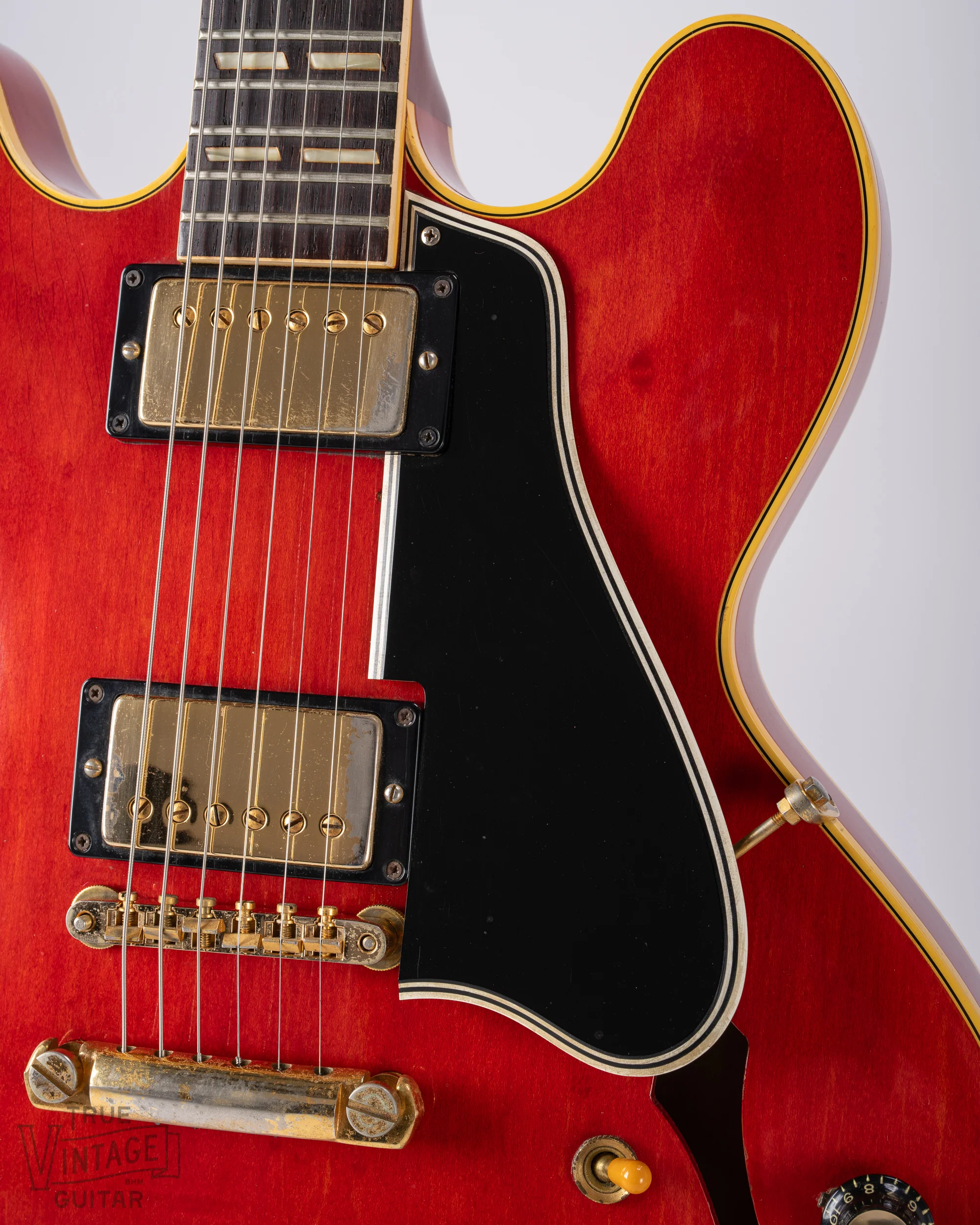 1960 Gibson ES-345TD Watermelon/Long Guard/Stop Tail - Image 12