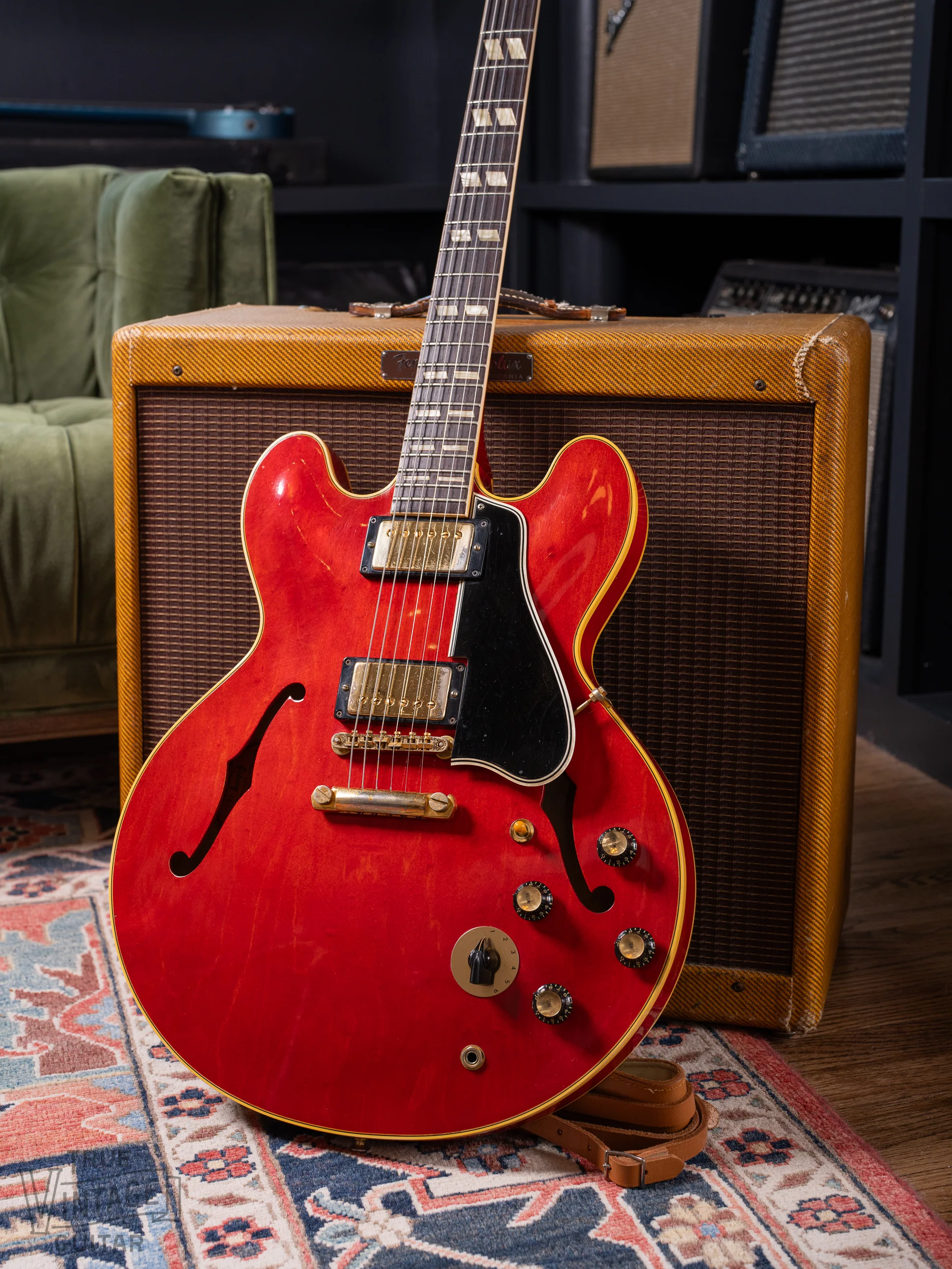 1960 Gibson ES-345TD Watermelon/Long Guard/Stop Tail - Image 18