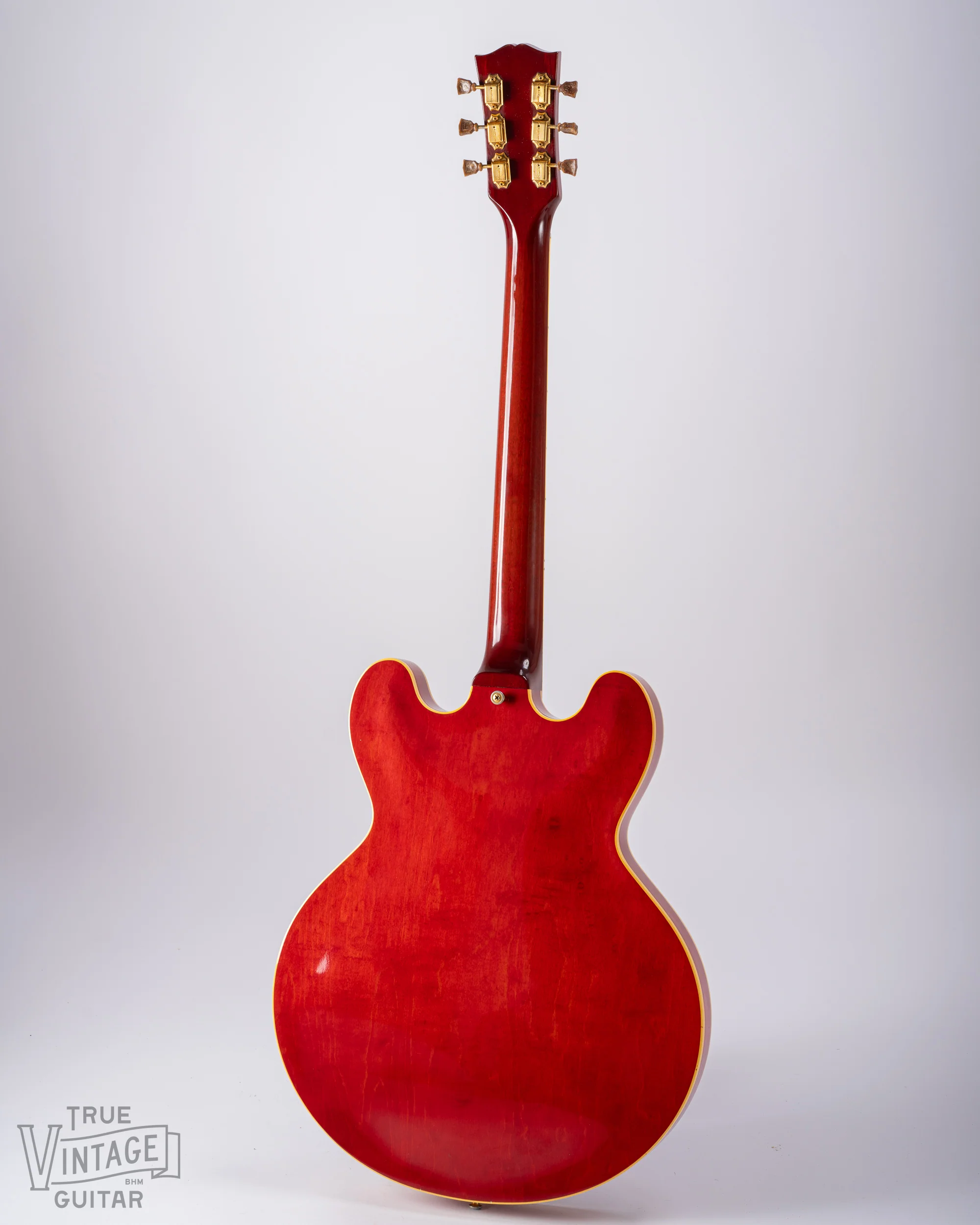 1960 Gibson ES-345TD Watermelon/Long Guard/Stop Tail - Image 3