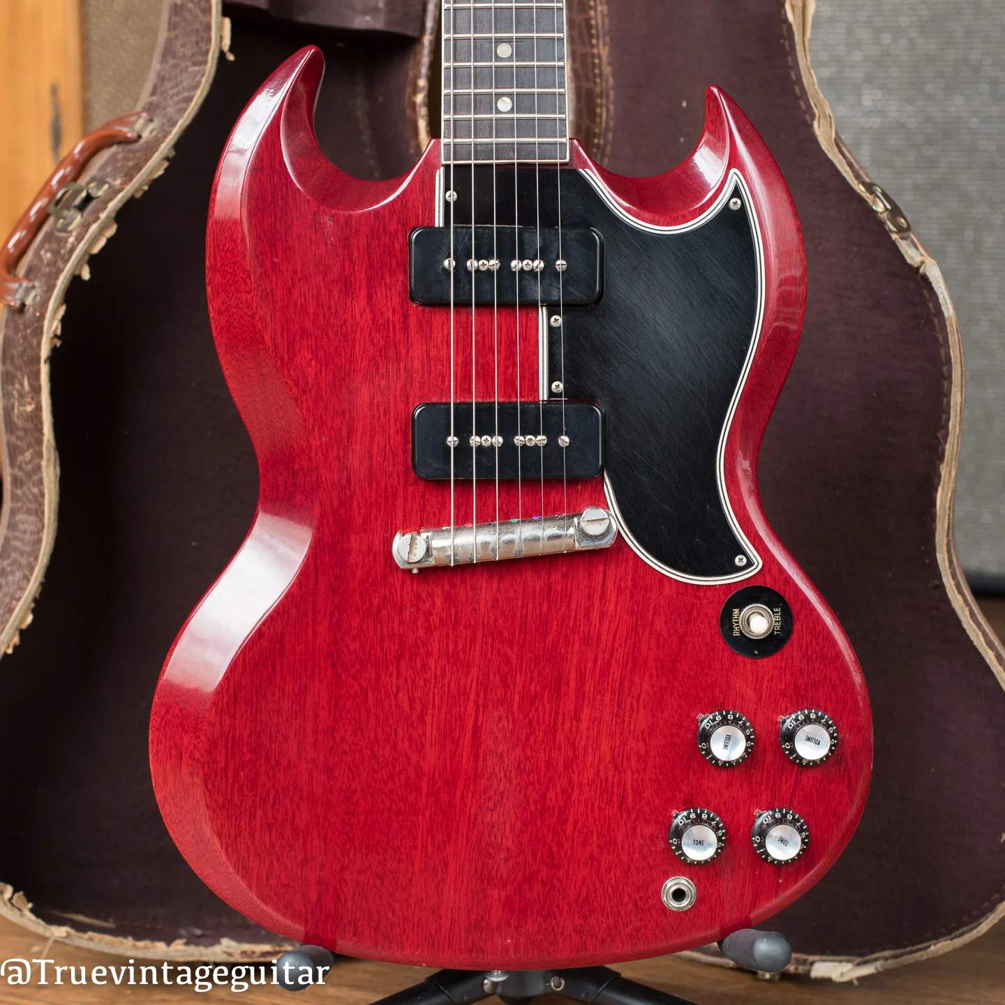 Vintage 1961 Gibson SG Special Cherry Red - Image 2
