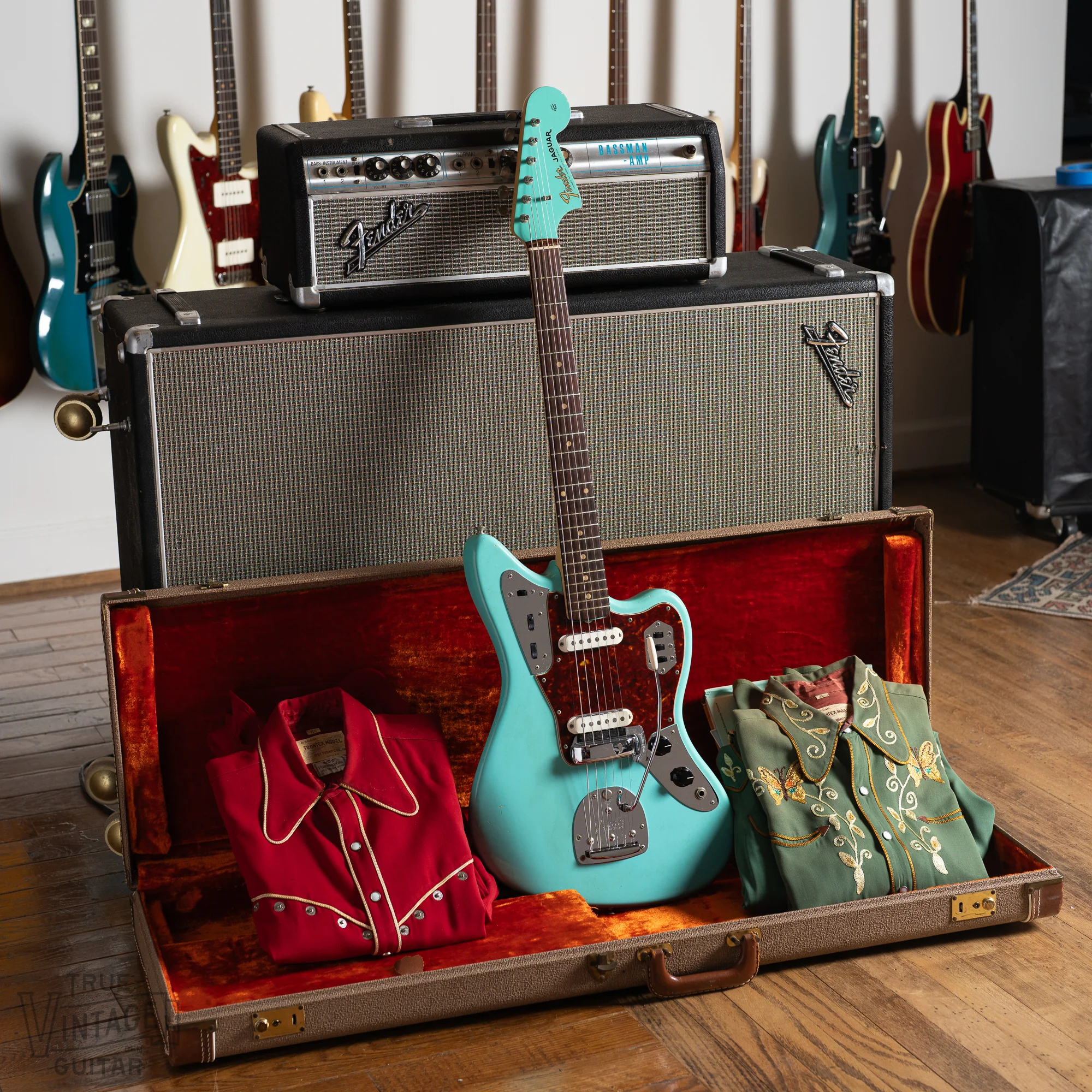 1962 Fender Jaguar Foam Green - Image 4