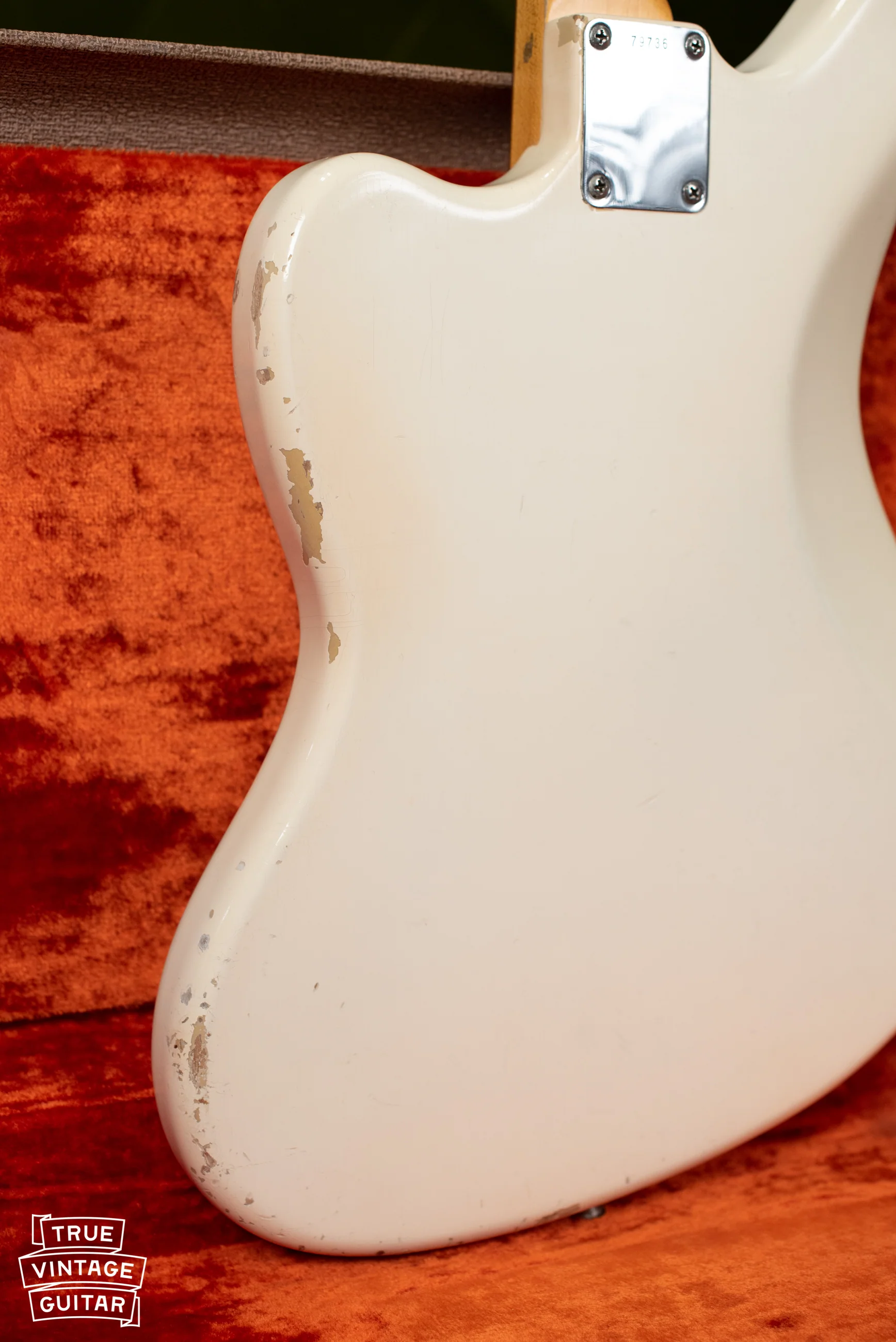 1962 Fender Jaguar Olympic White Slab - Image 10