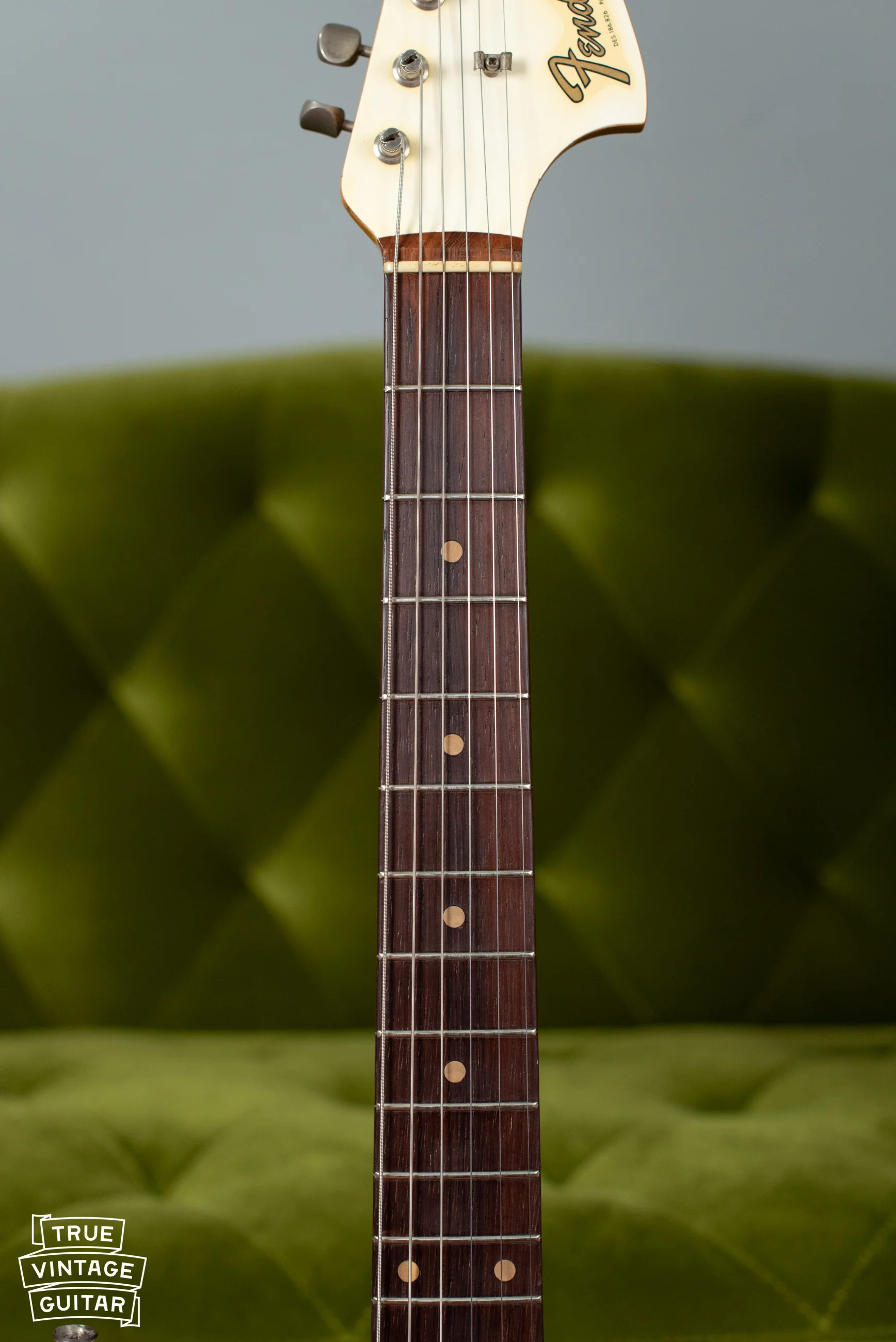 1962 Fender Jaguar Olympic White Slab - Image 7