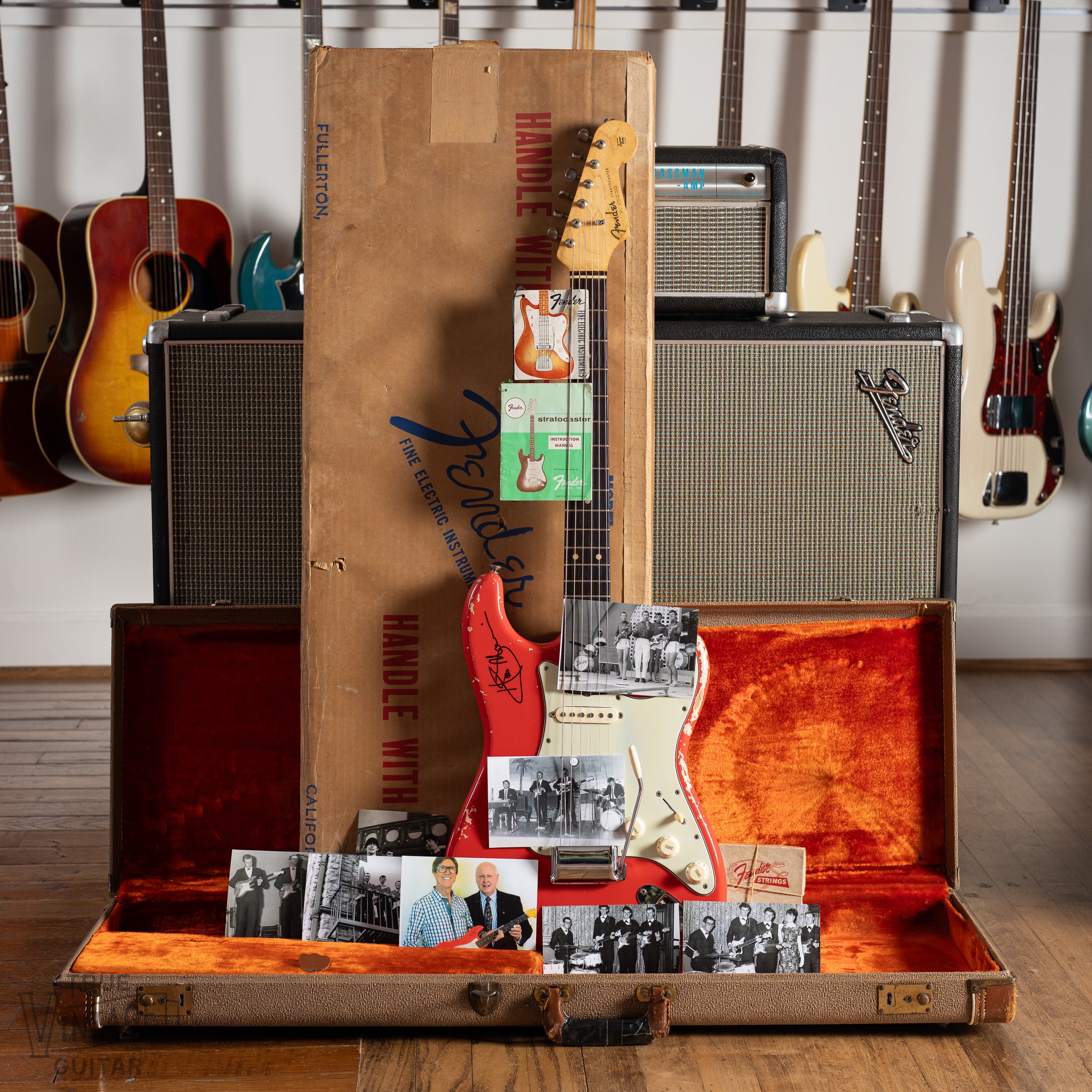 1962 Fender Stratocaster Fiesta Red with Box