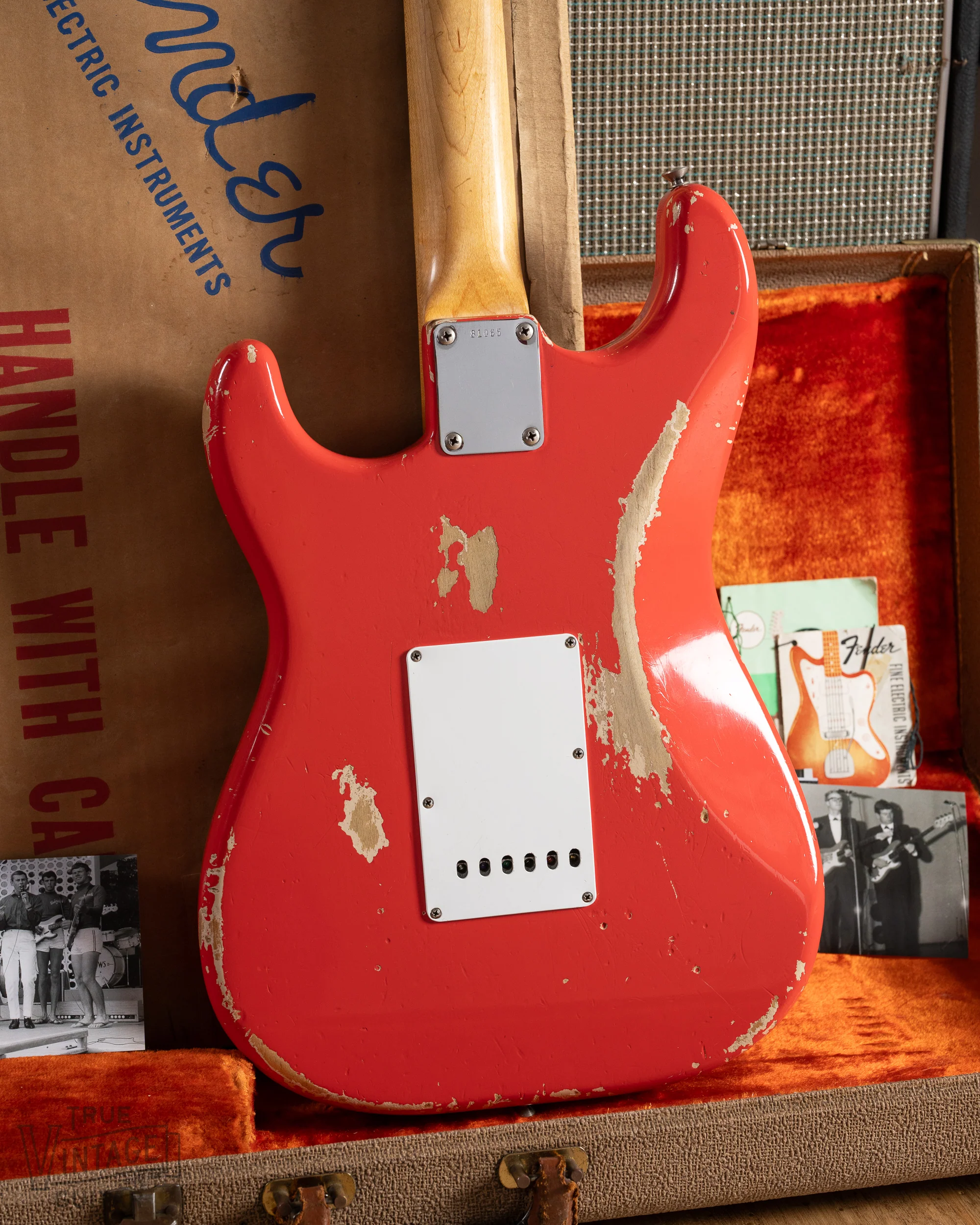 1962 Fender Stratocaster Fiesta Red with Box - Image 12