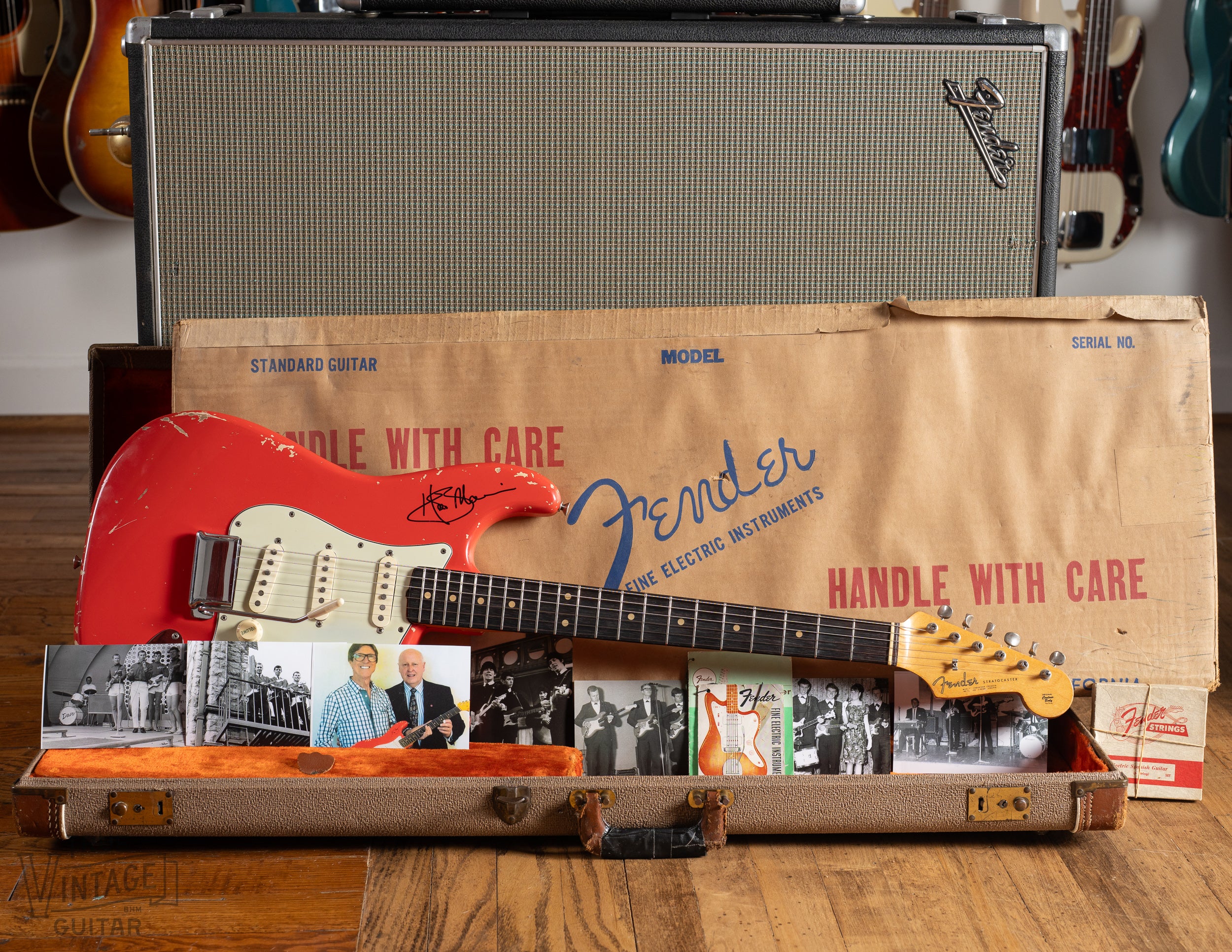 1962 Fender Stratocaster Fiesta Red with Box - Image 14