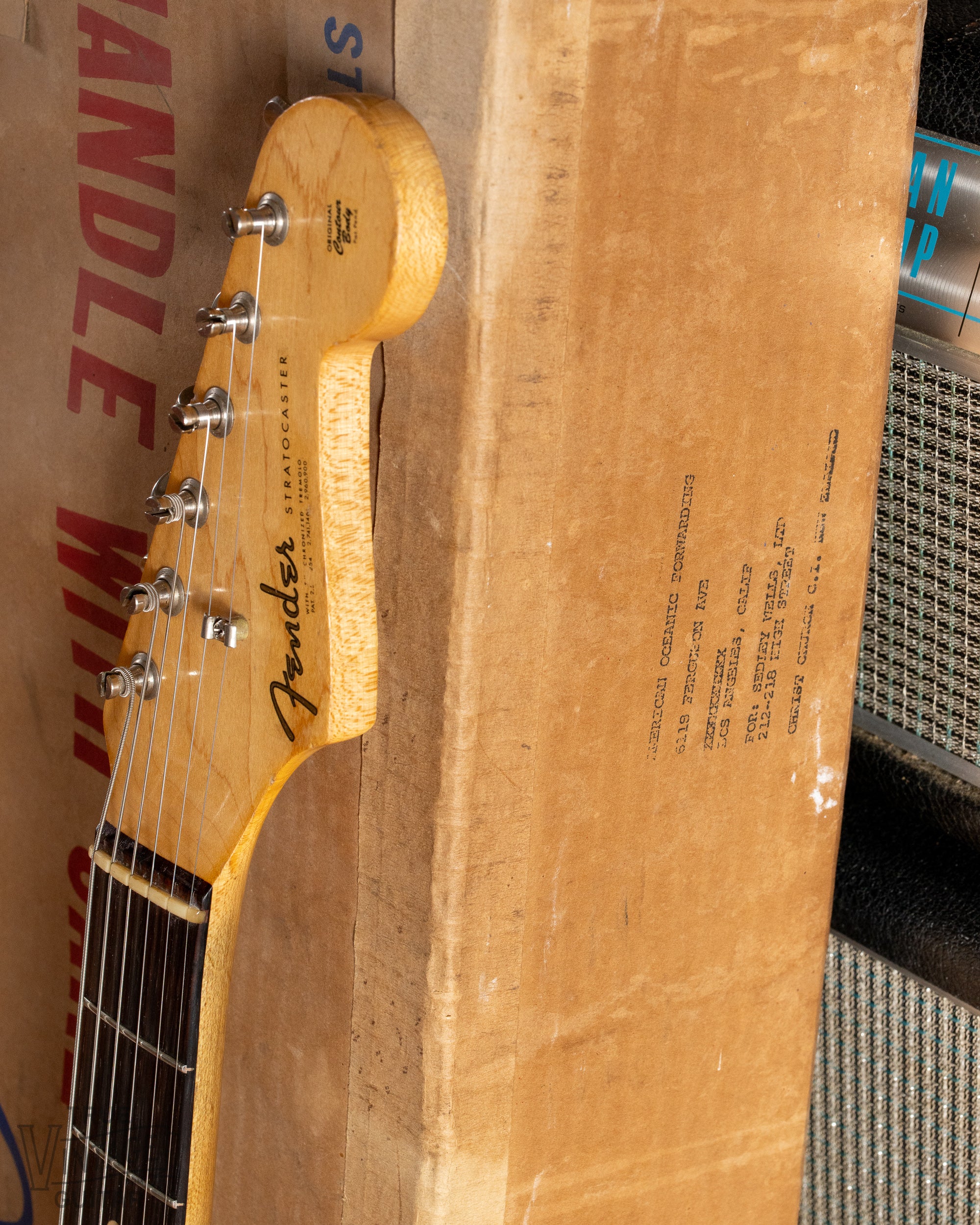 1962 Fender Stratocaster Fiesta Red with Box - Image 8