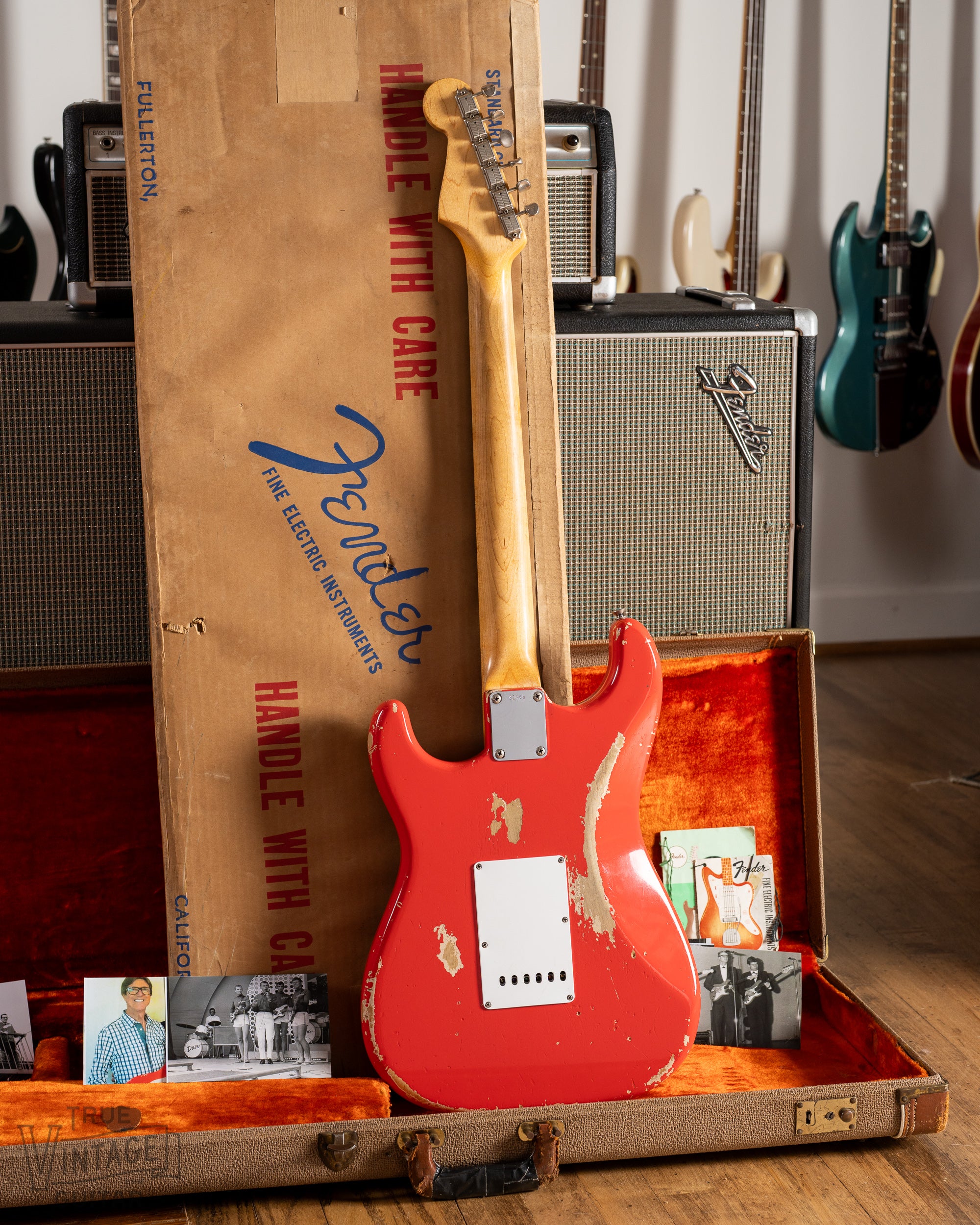 1962 Fender Stratocaster Fiesta Red with Box - Image 9