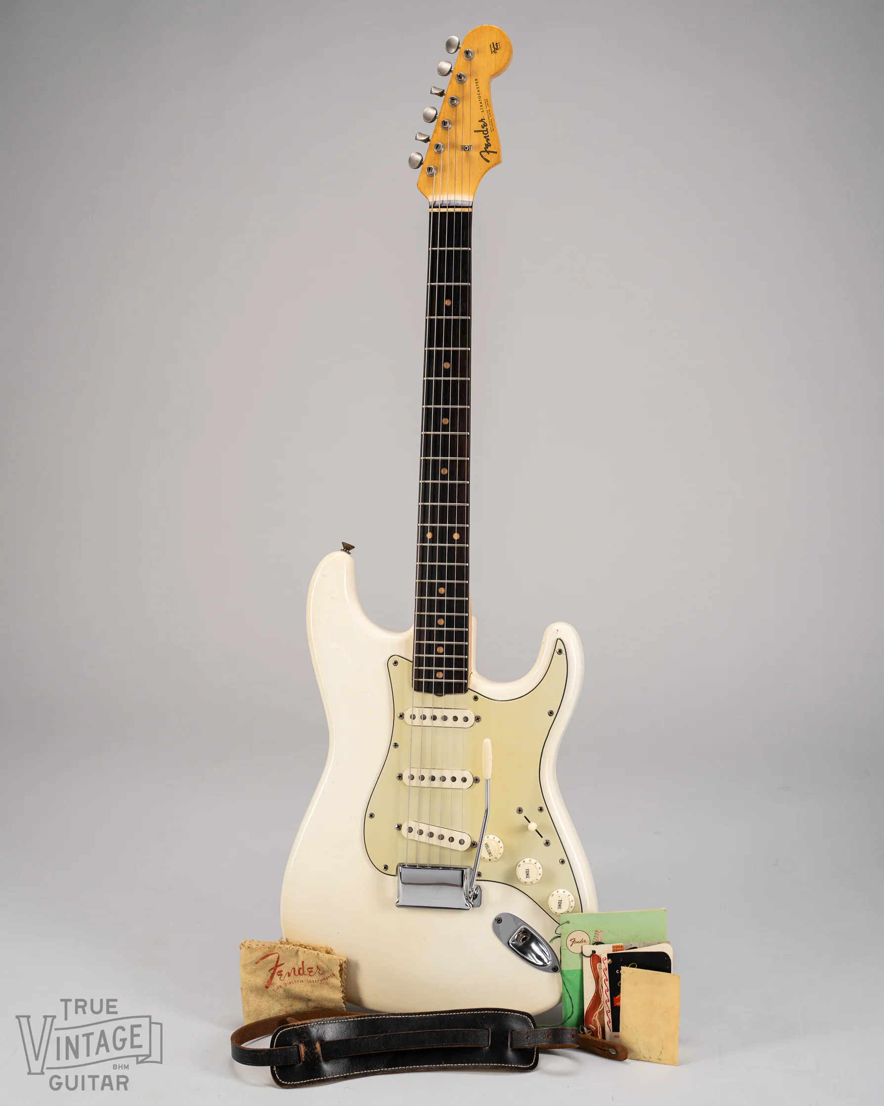1962 Fender Stratocaster Olympic White - Image 4