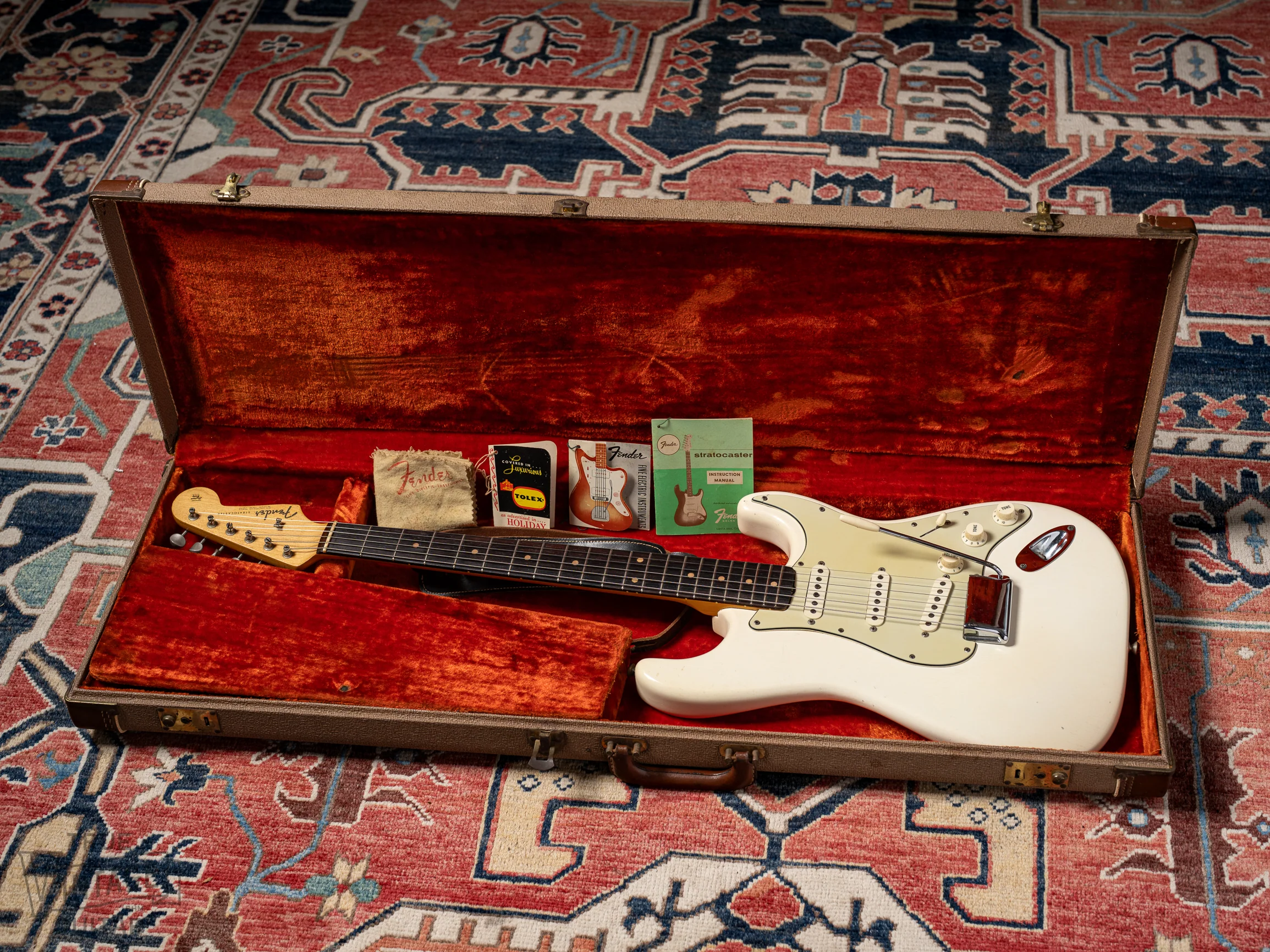1962 Fender Stratocaster Olympic White - Image 5