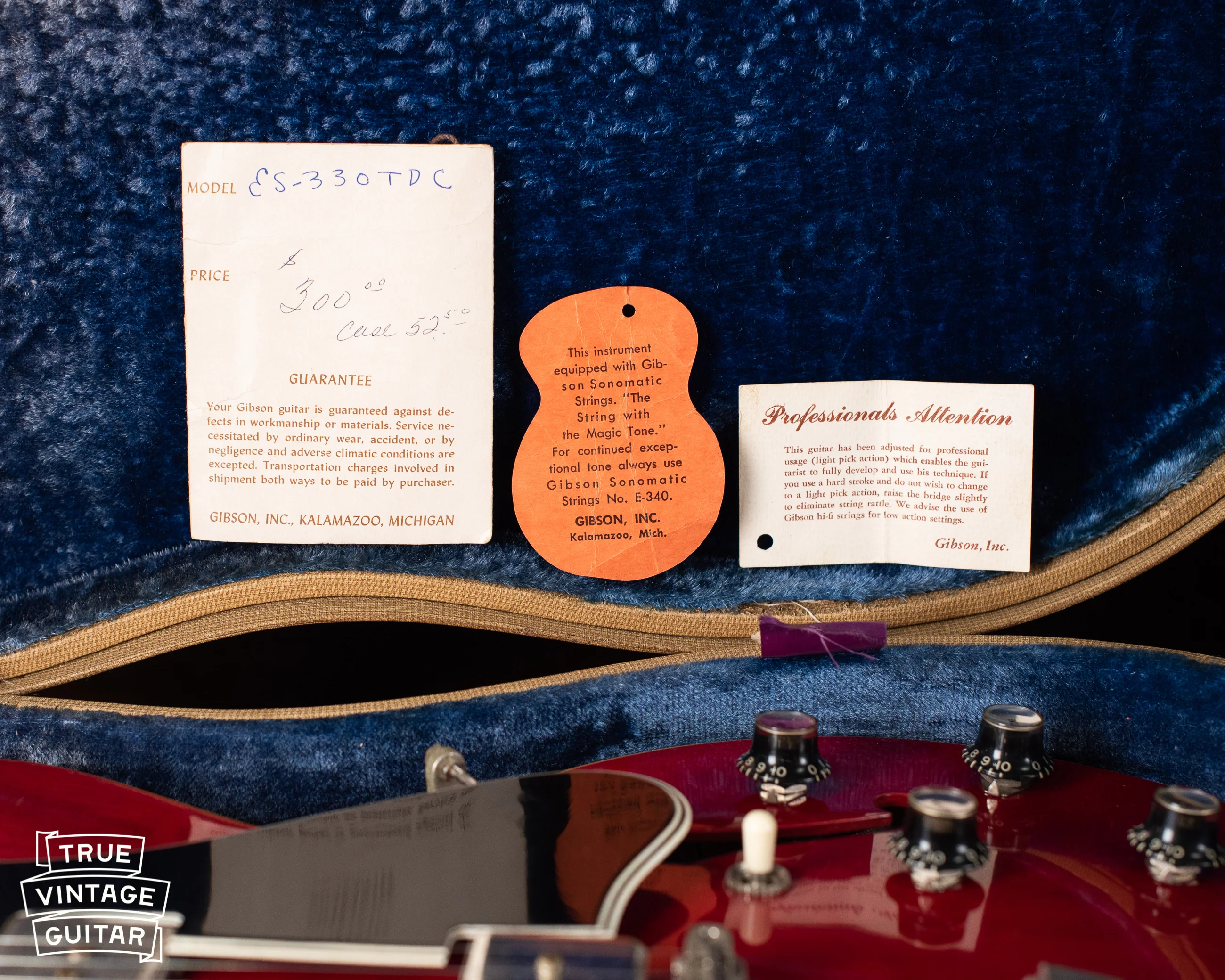 1962 Gibson ES-330 TDC with case - Image 29