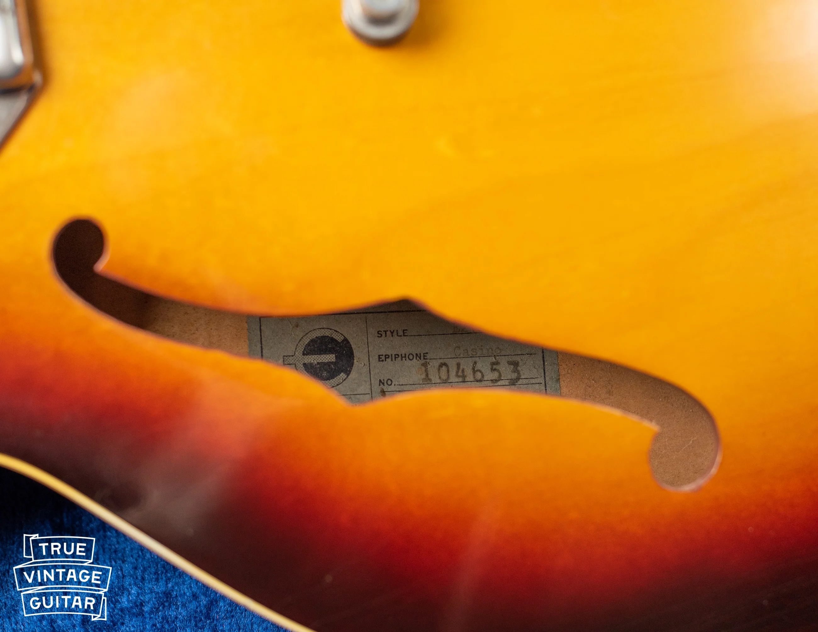 1963 Epiphone E230T Casino - Image 26