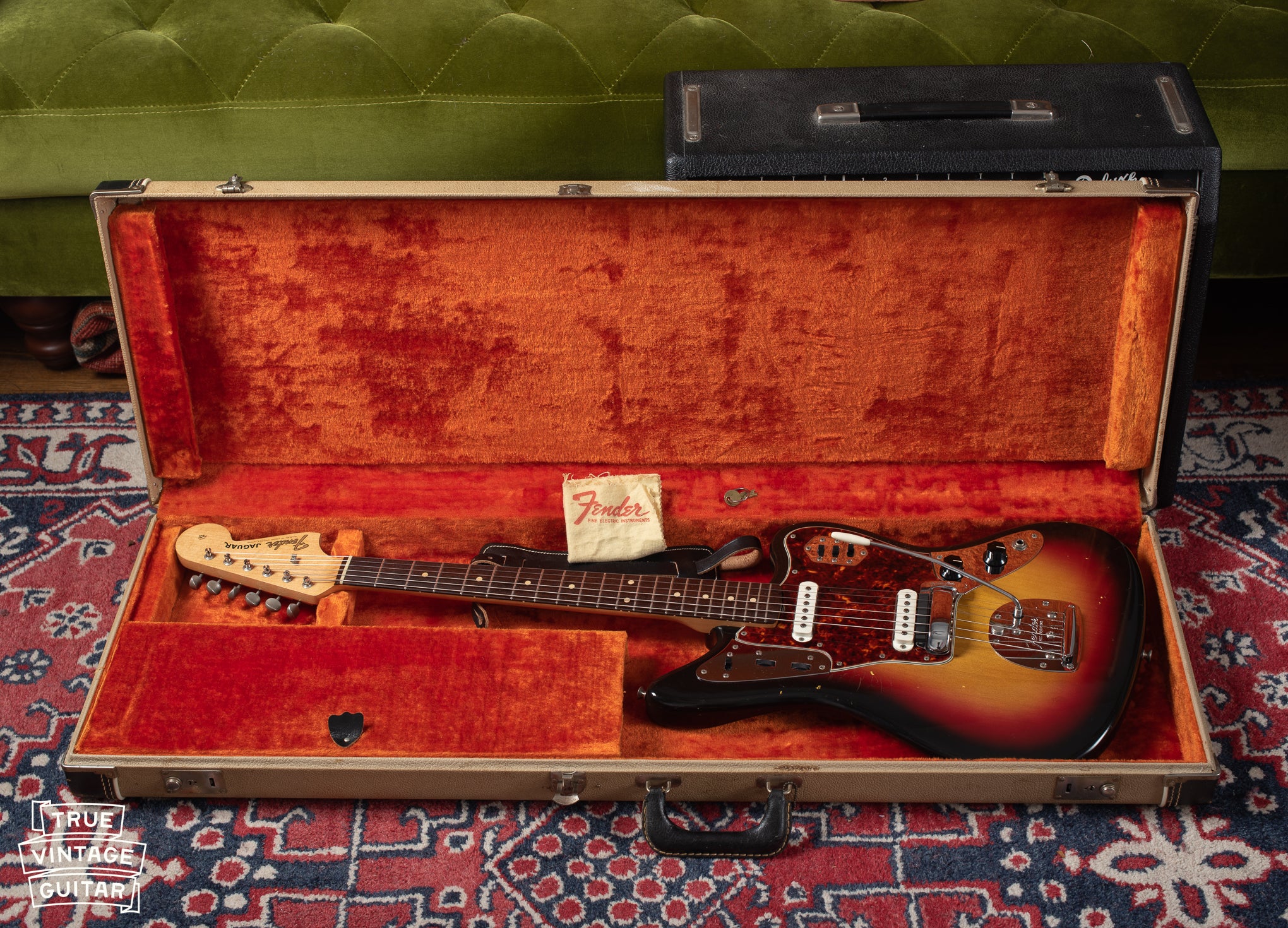 1963 Fender Jaguar Sunburst - Image 10