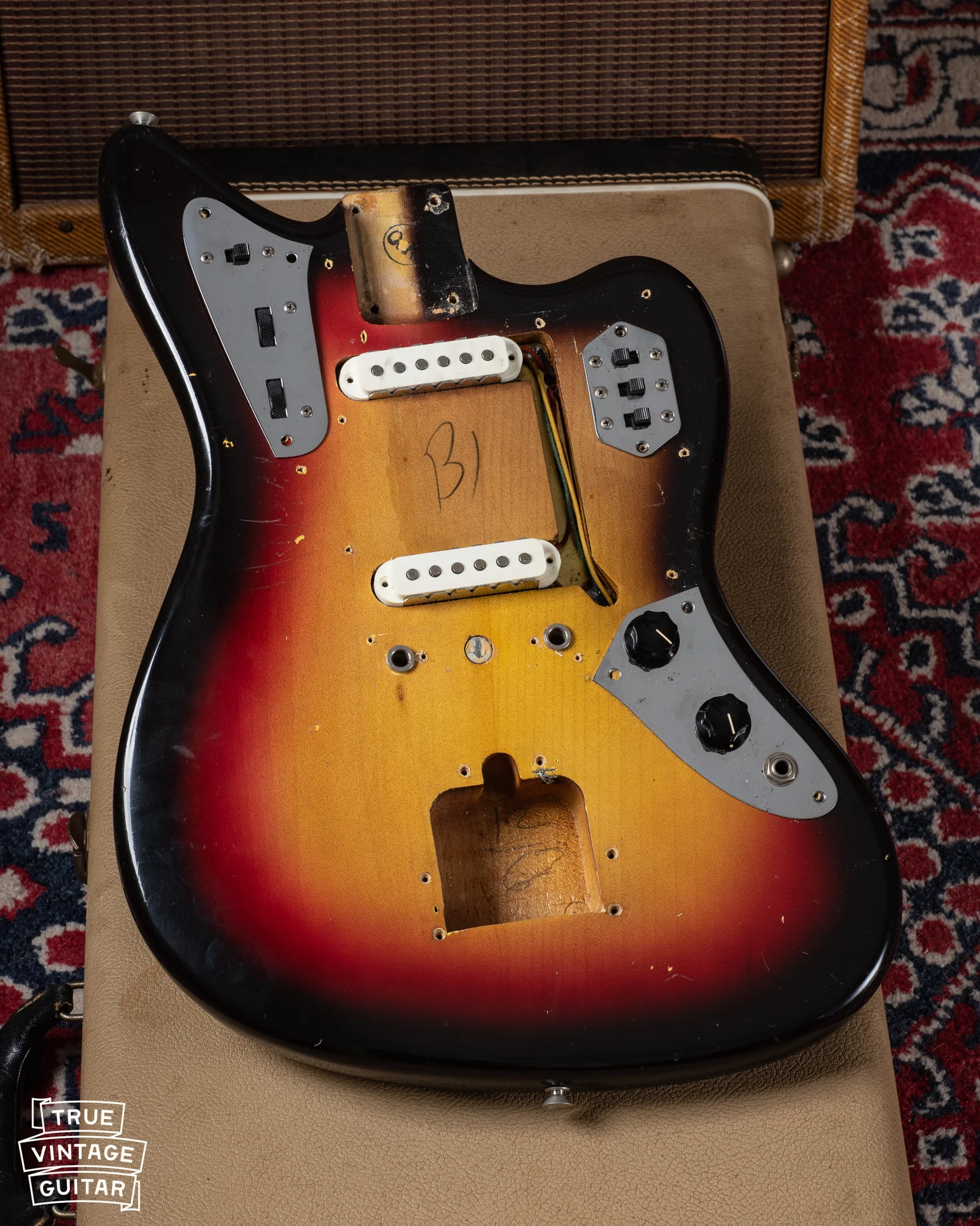 1963 Fender Jaguar Sunburst - Image 13