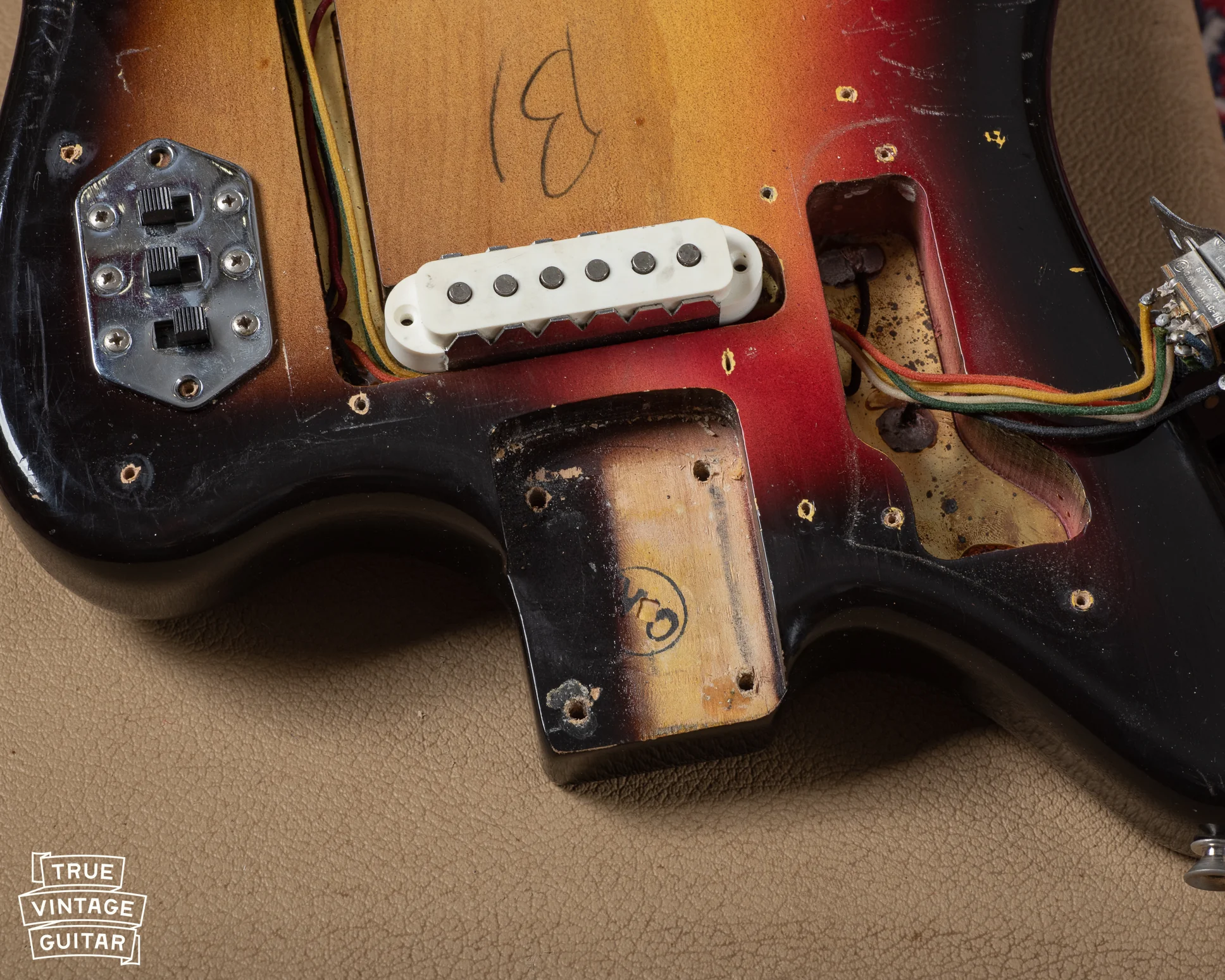 1963 Fender Jaguar Sunburst - Image 16
