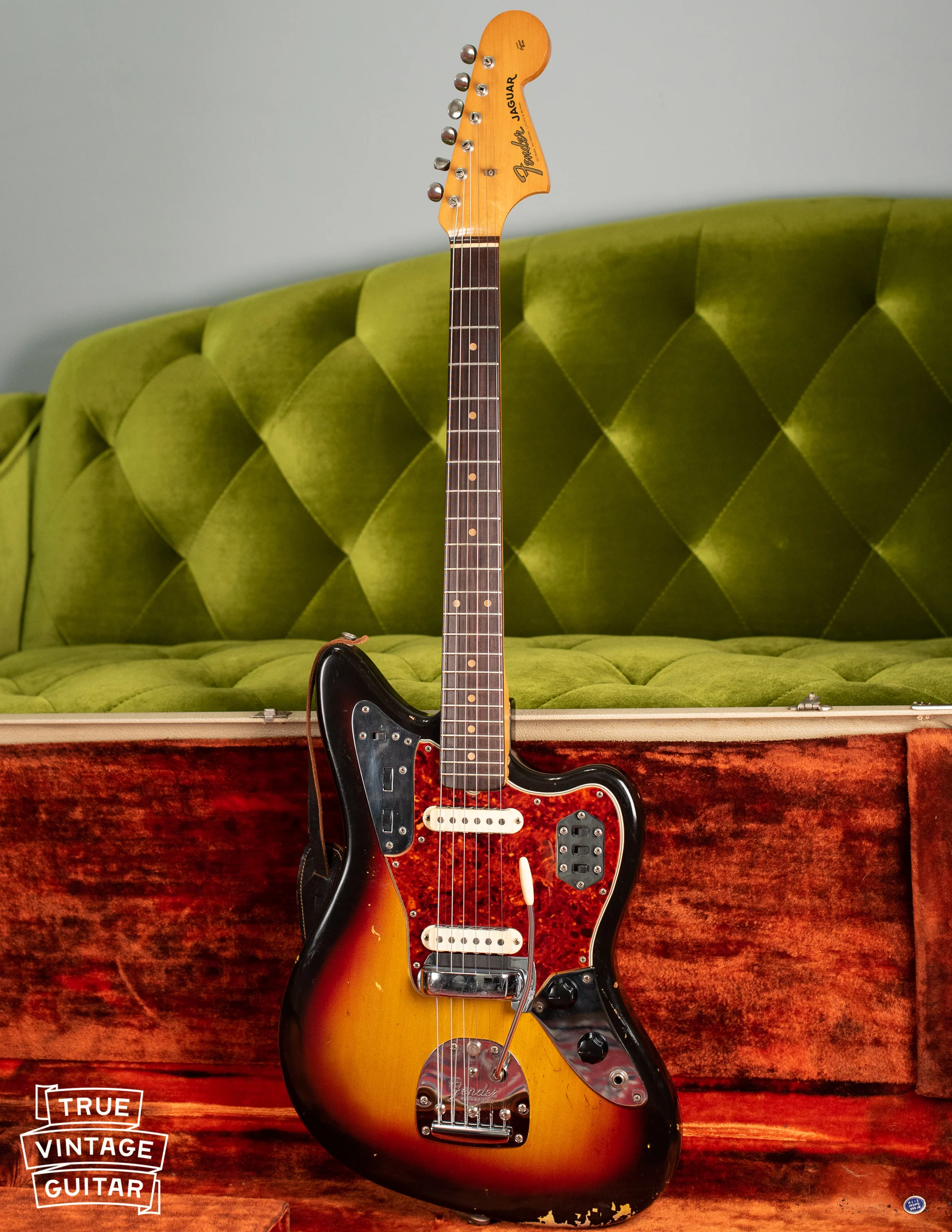 1963 Fender Jaguar Sunburst - Image 8