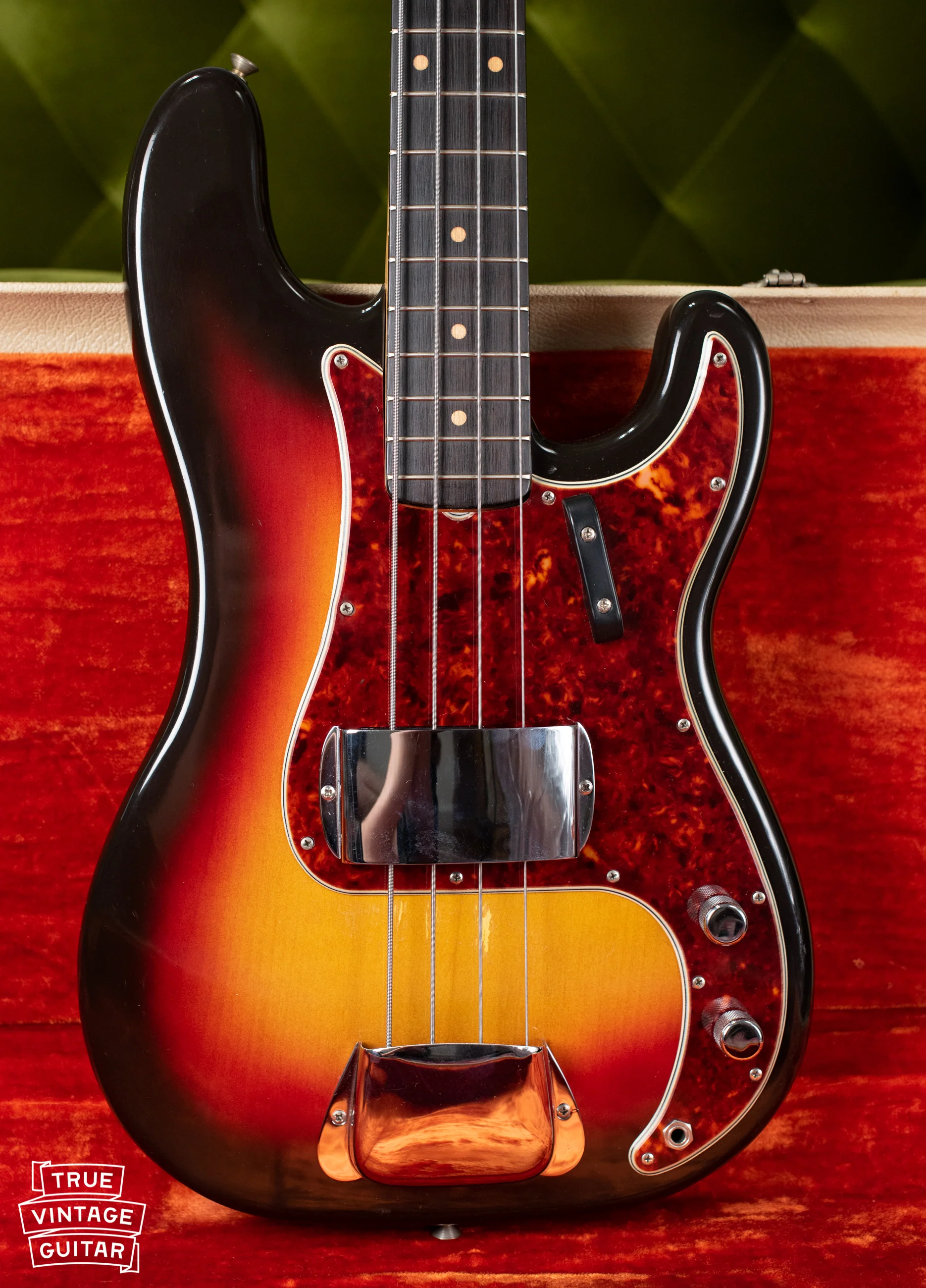 1963 Fender Precision Bass Sunburst - Image 10