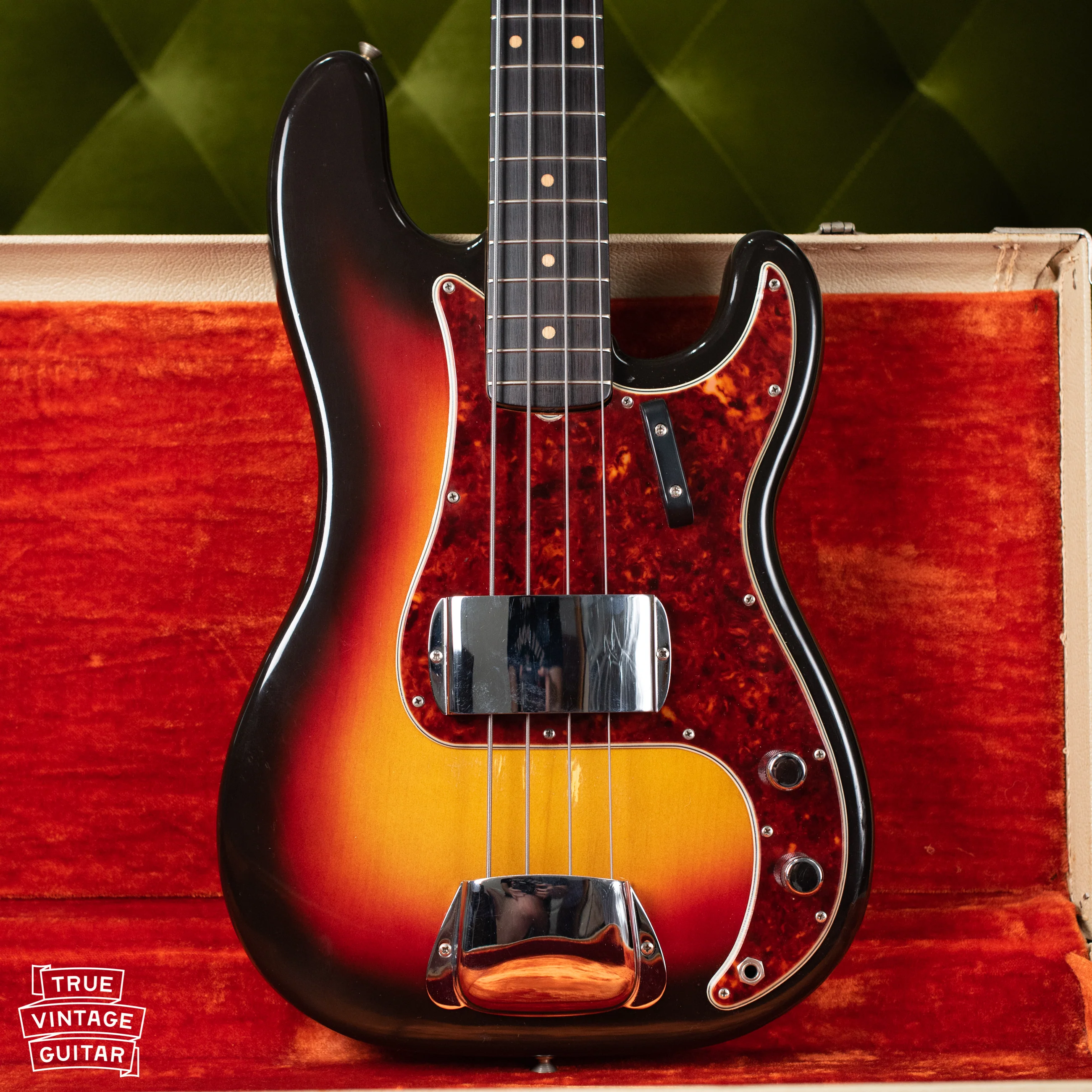 1963 Fender Precision Bass Sunburst - Image 11