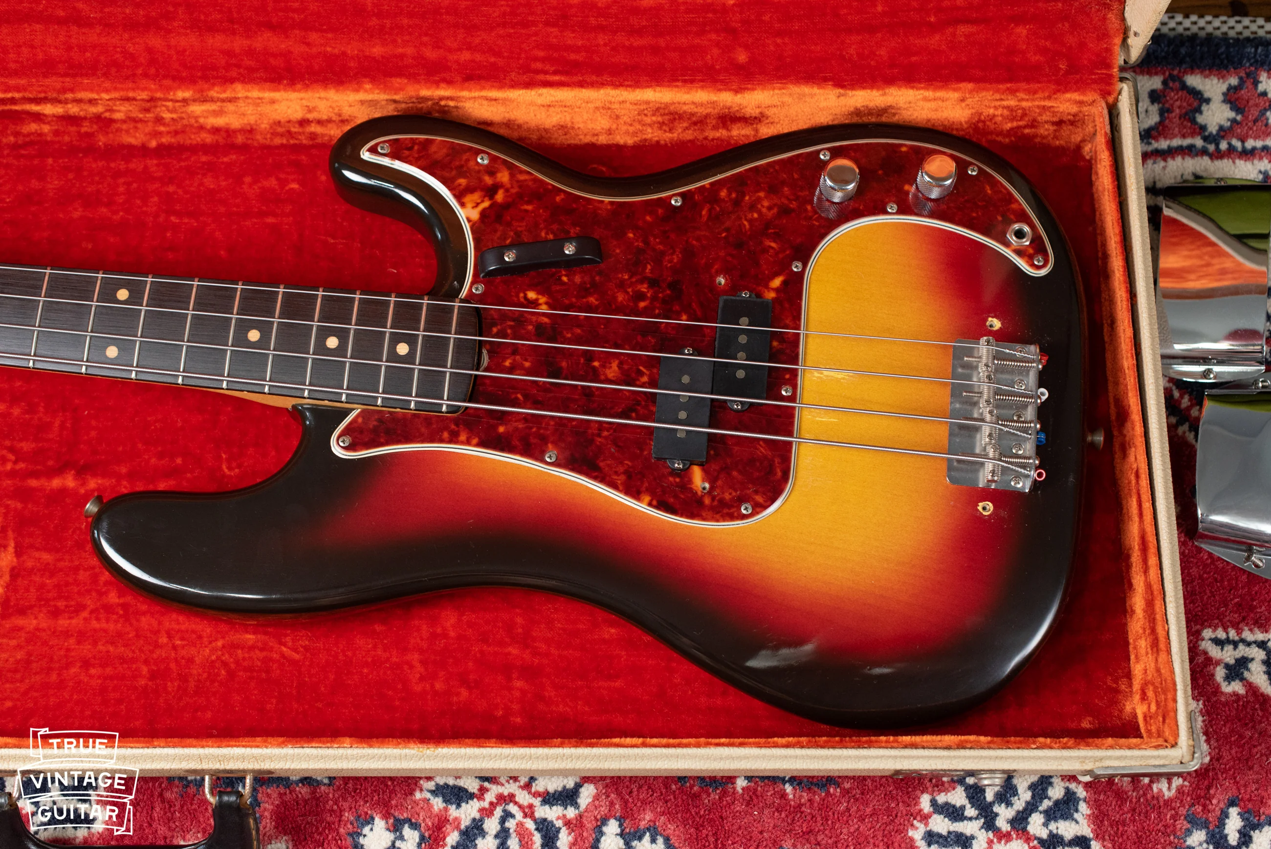 1963 Fender Precision Bass Sunburst - Image 17
