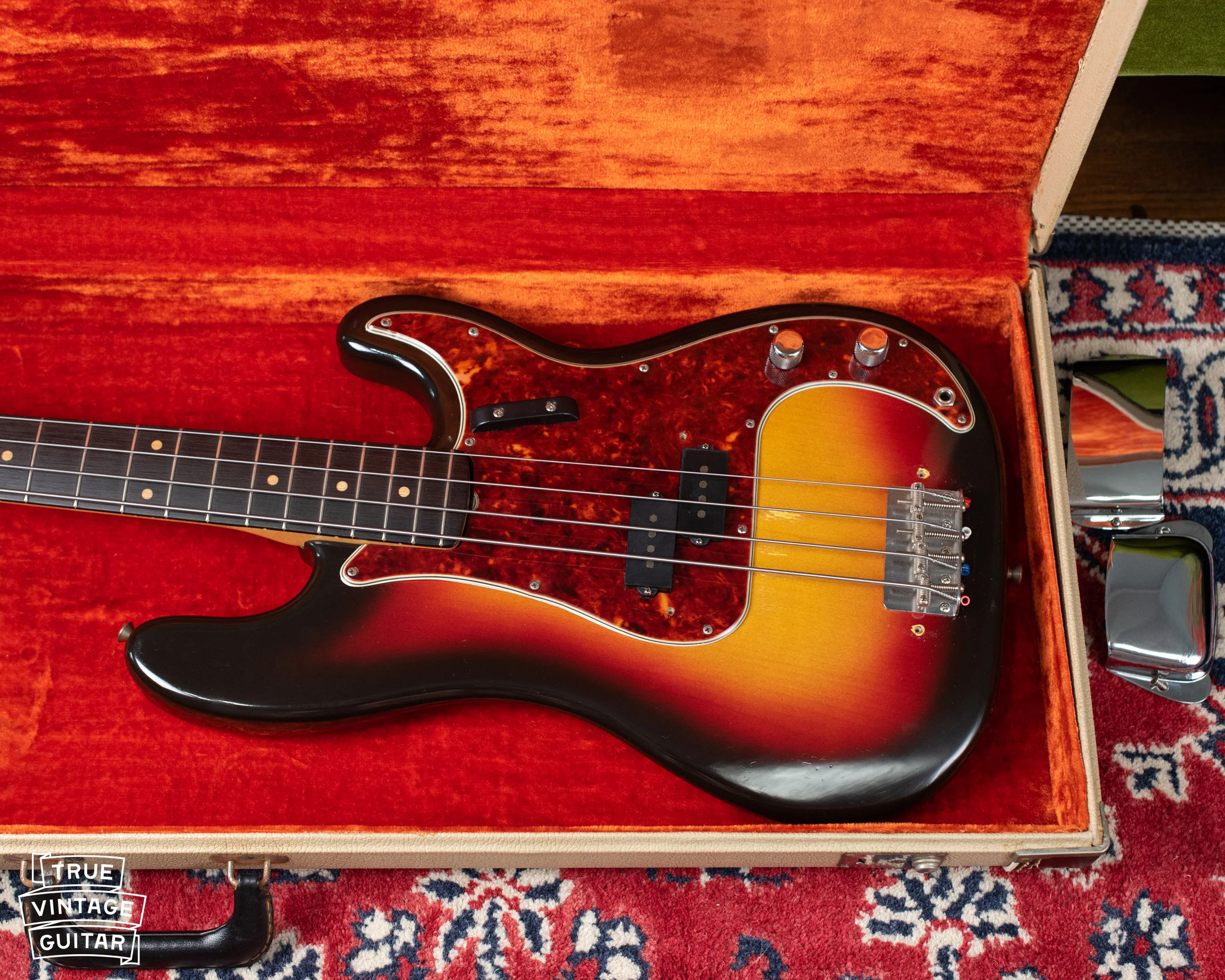 1963 Fender Precision Bass Sunburst - Image 18