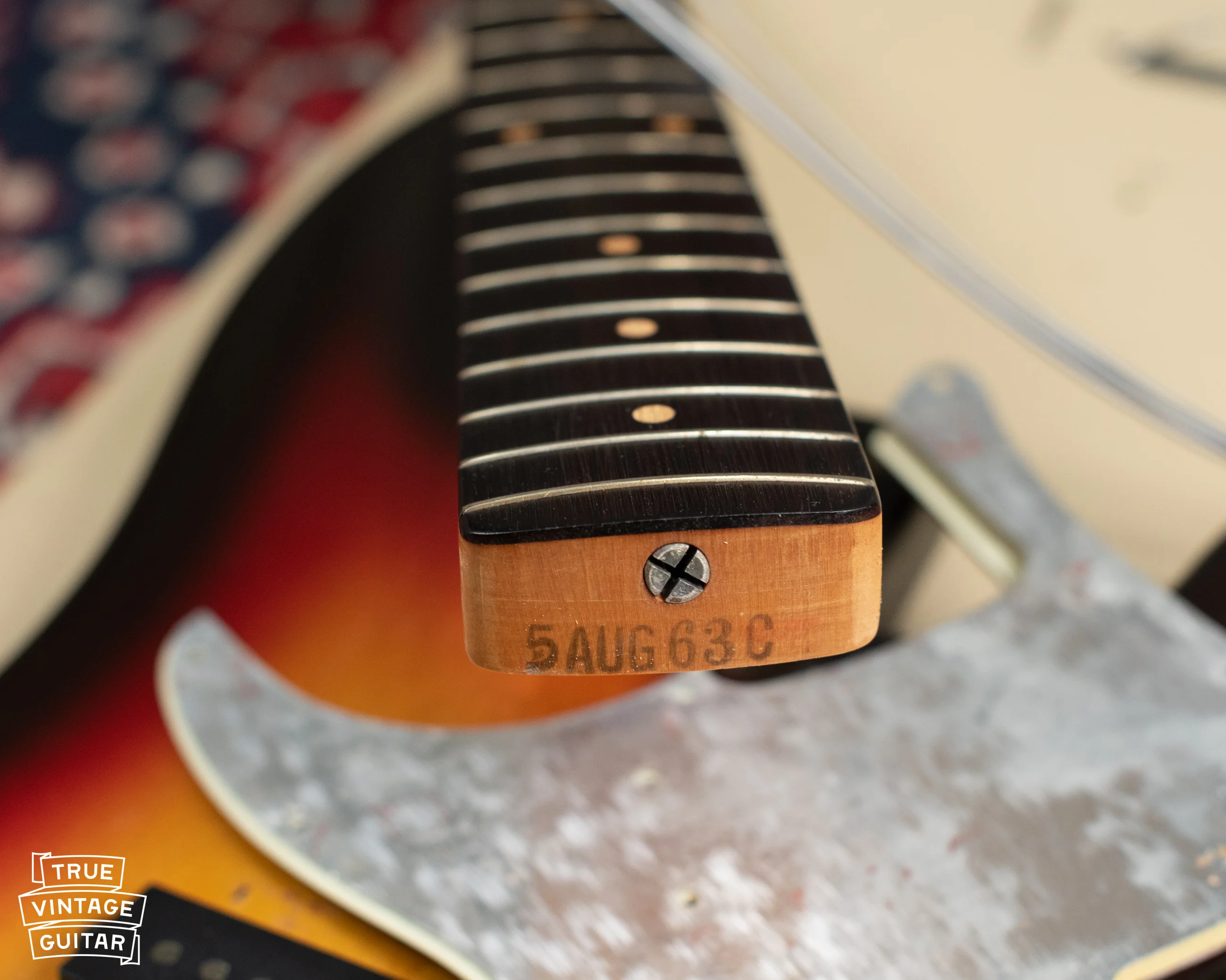 1963 Fender Precision Bass Sunburst - Image 19