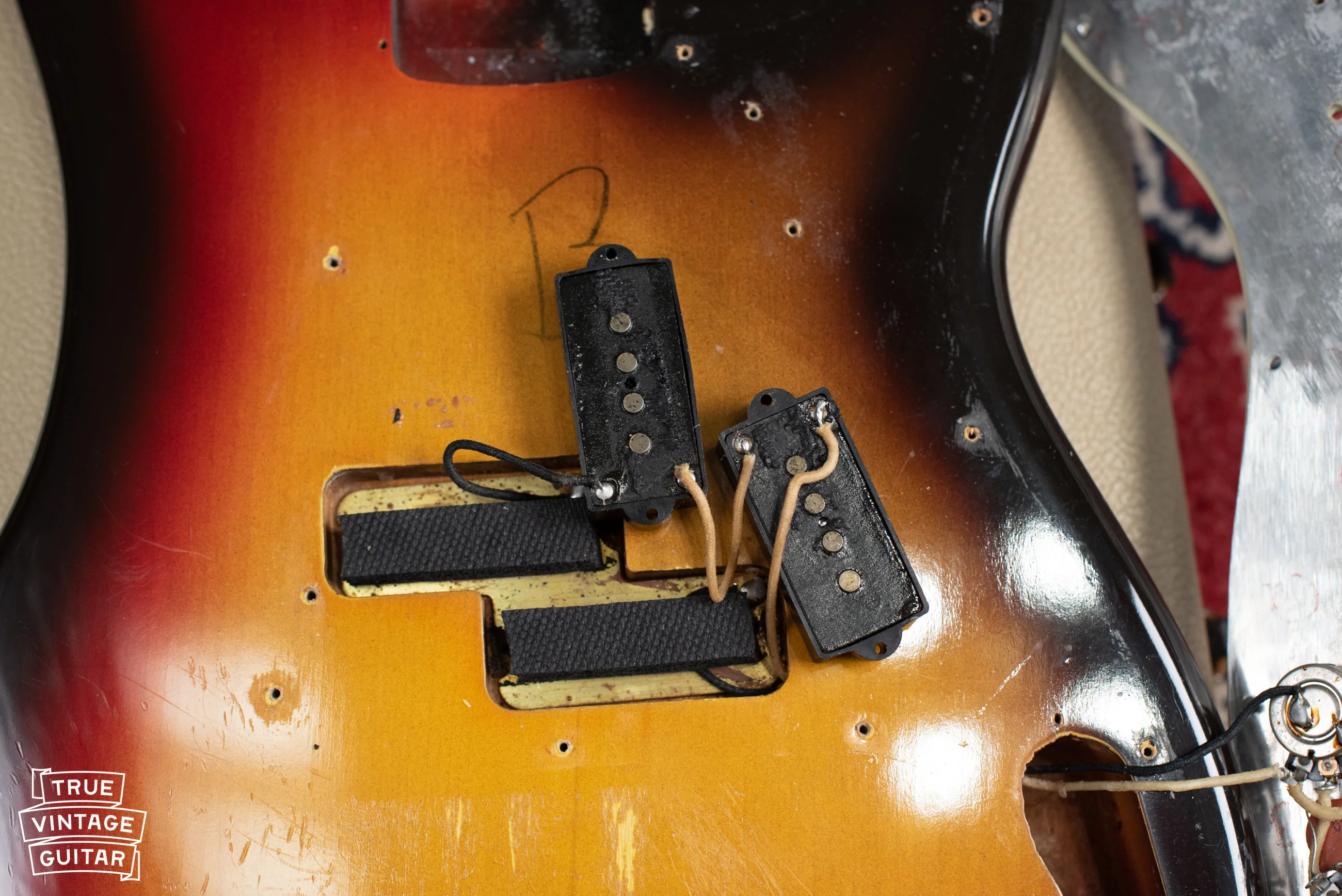 1963 Fender Precision Bass Sunburst - Image 22