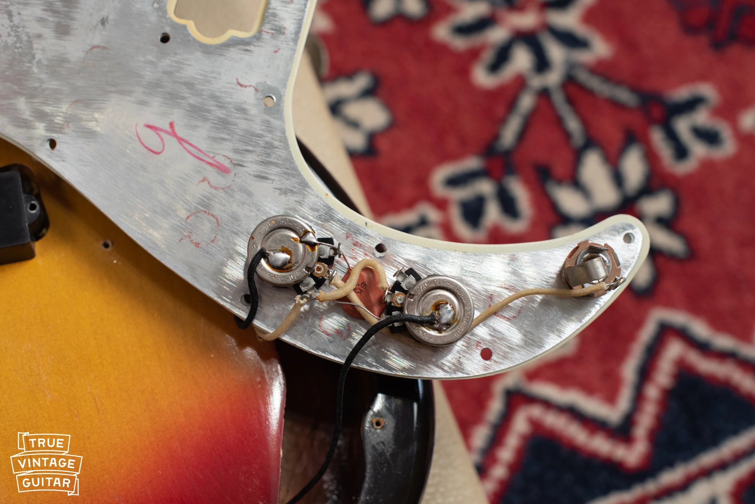 1963 Fender Precision Bass Sunburst - Image 24