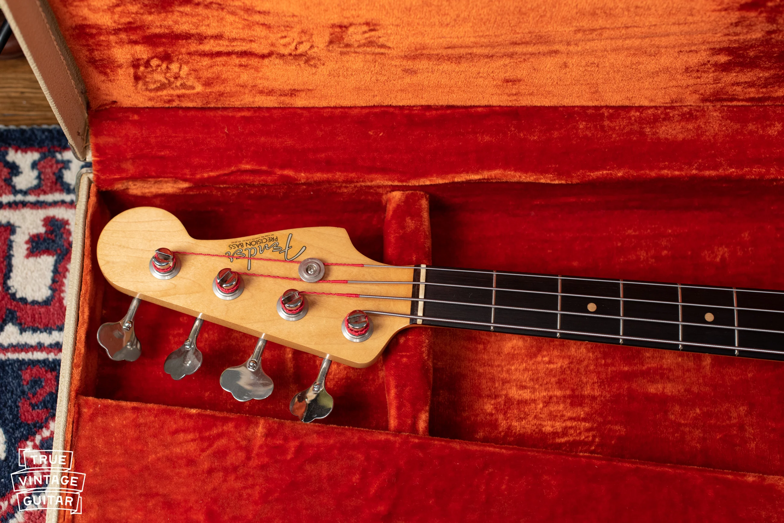 1963 Fender Precision Bass Sunburst - Image 8