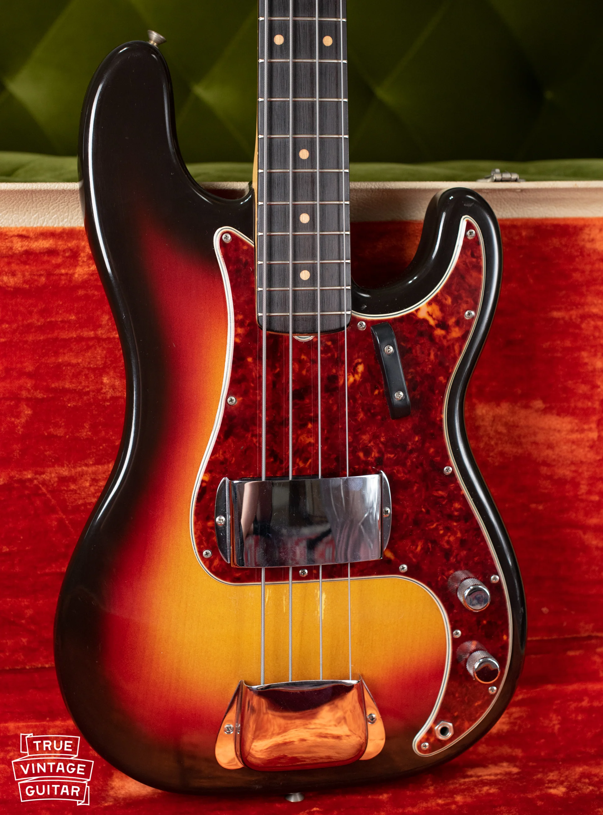 1963 Fender Precision Bass Sunburst - Image 9