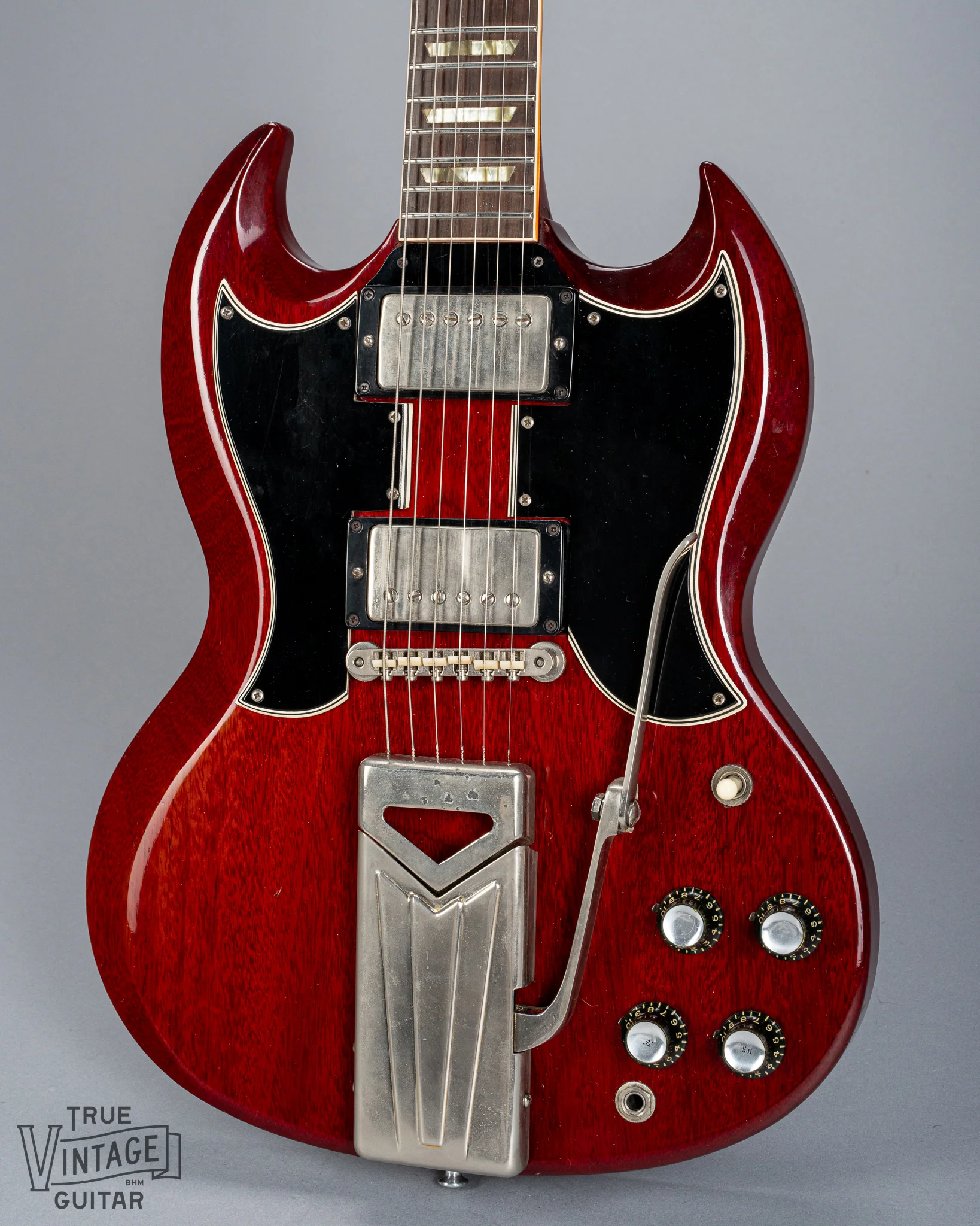 1963 Gibson Les Paul Standard Cherry Double Guard Fat Neck