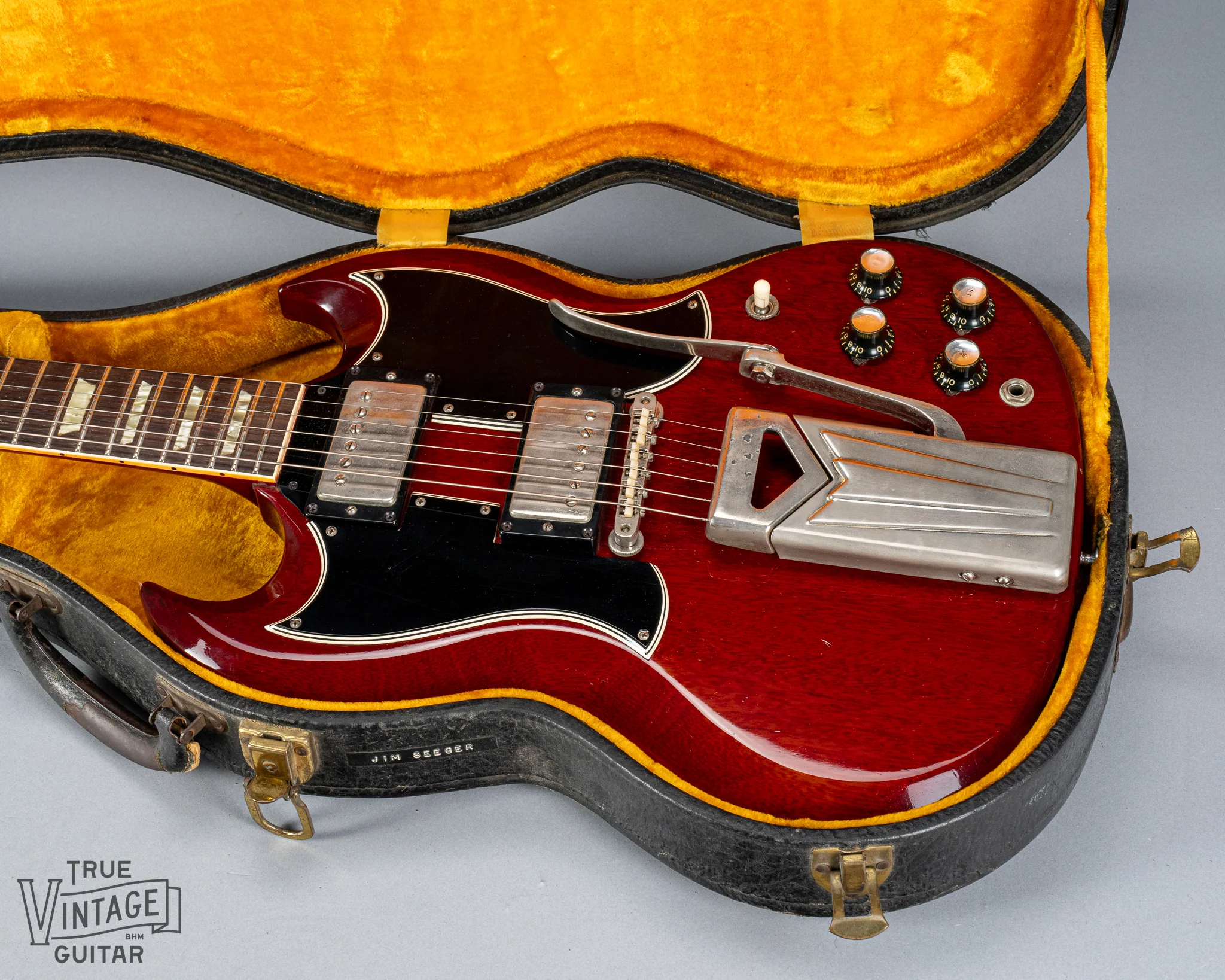 1963 Gibson Les Paul Standard Cherry Double Guard Fat Neck - Image 16