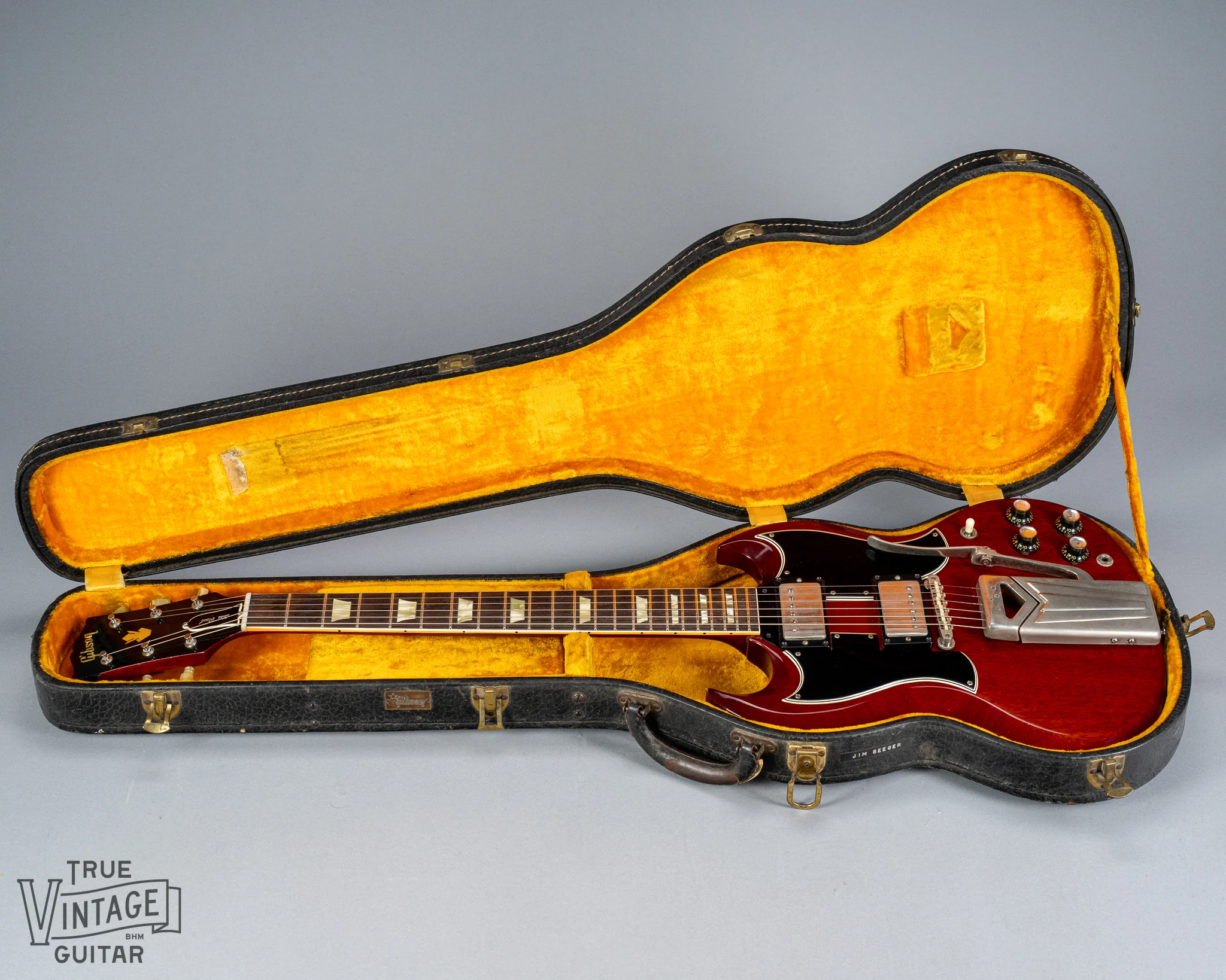 1963 Gibson Les Paul Standard Cherry Double Guard Fat Neck - Image 2