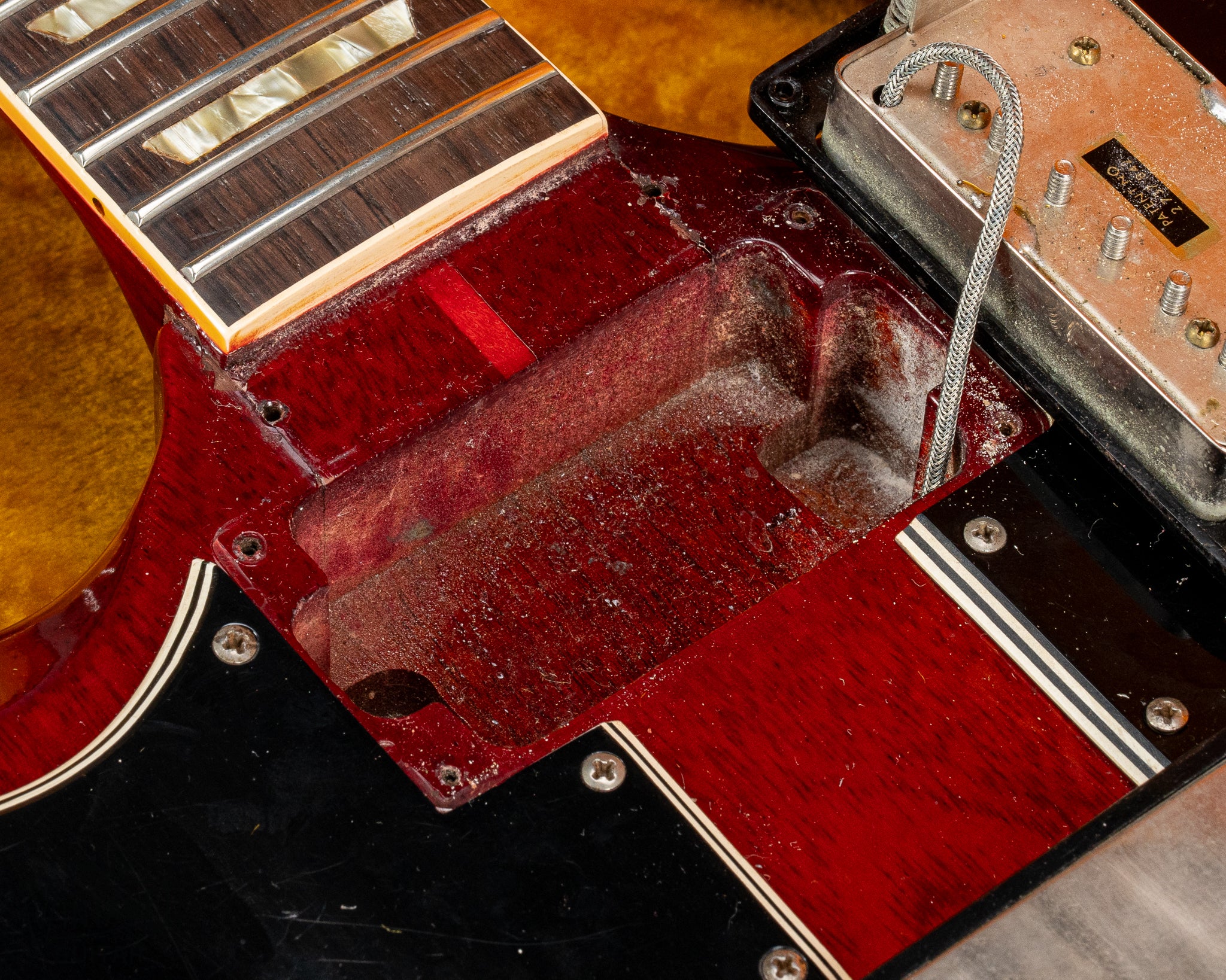 1963 Gibson Les Paul Standard Cherry Double Guard Fat Neck - Image 21