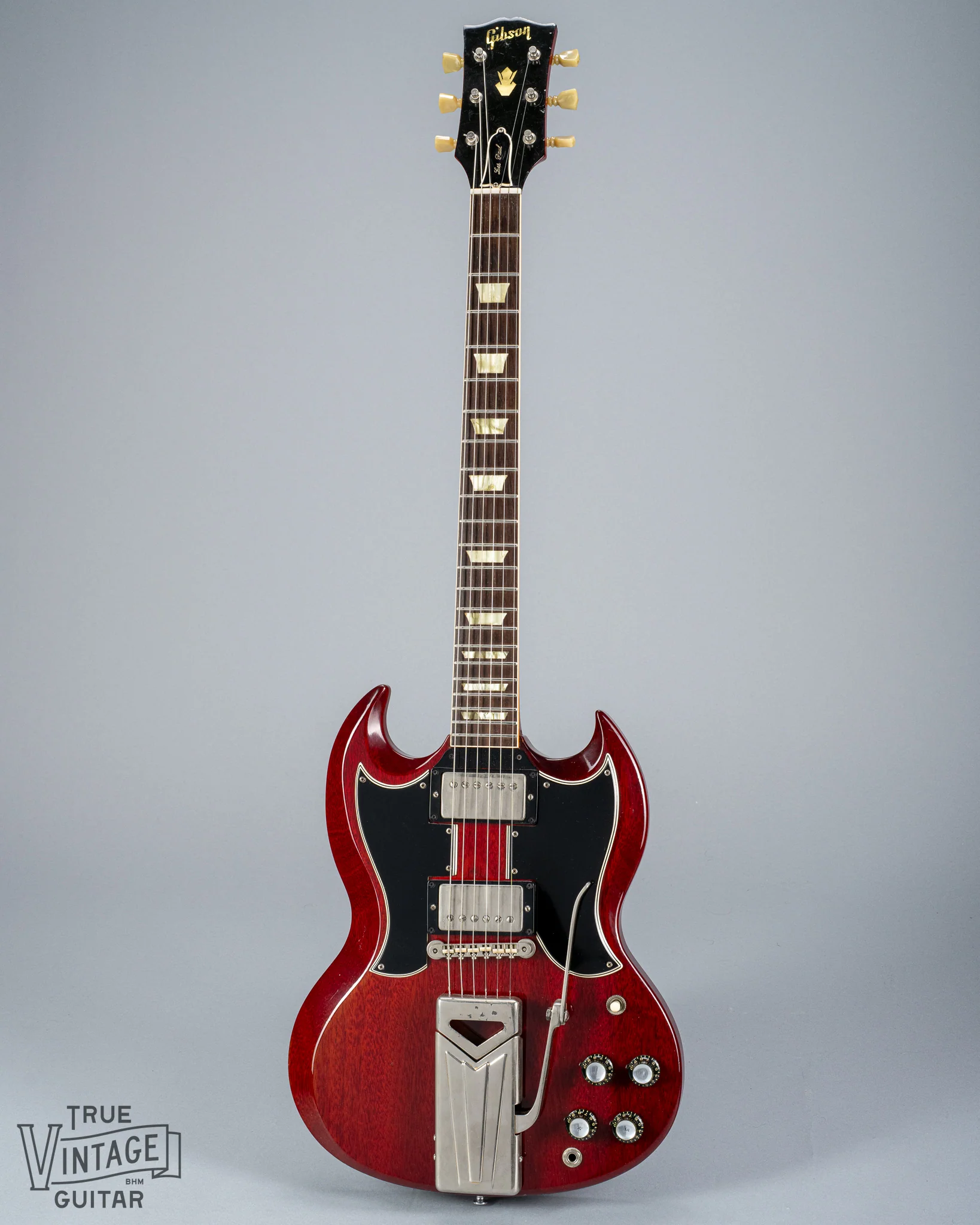 1963 Gibson Les Paul Standard Cherry Double Guard Fat Neck - Image 3
