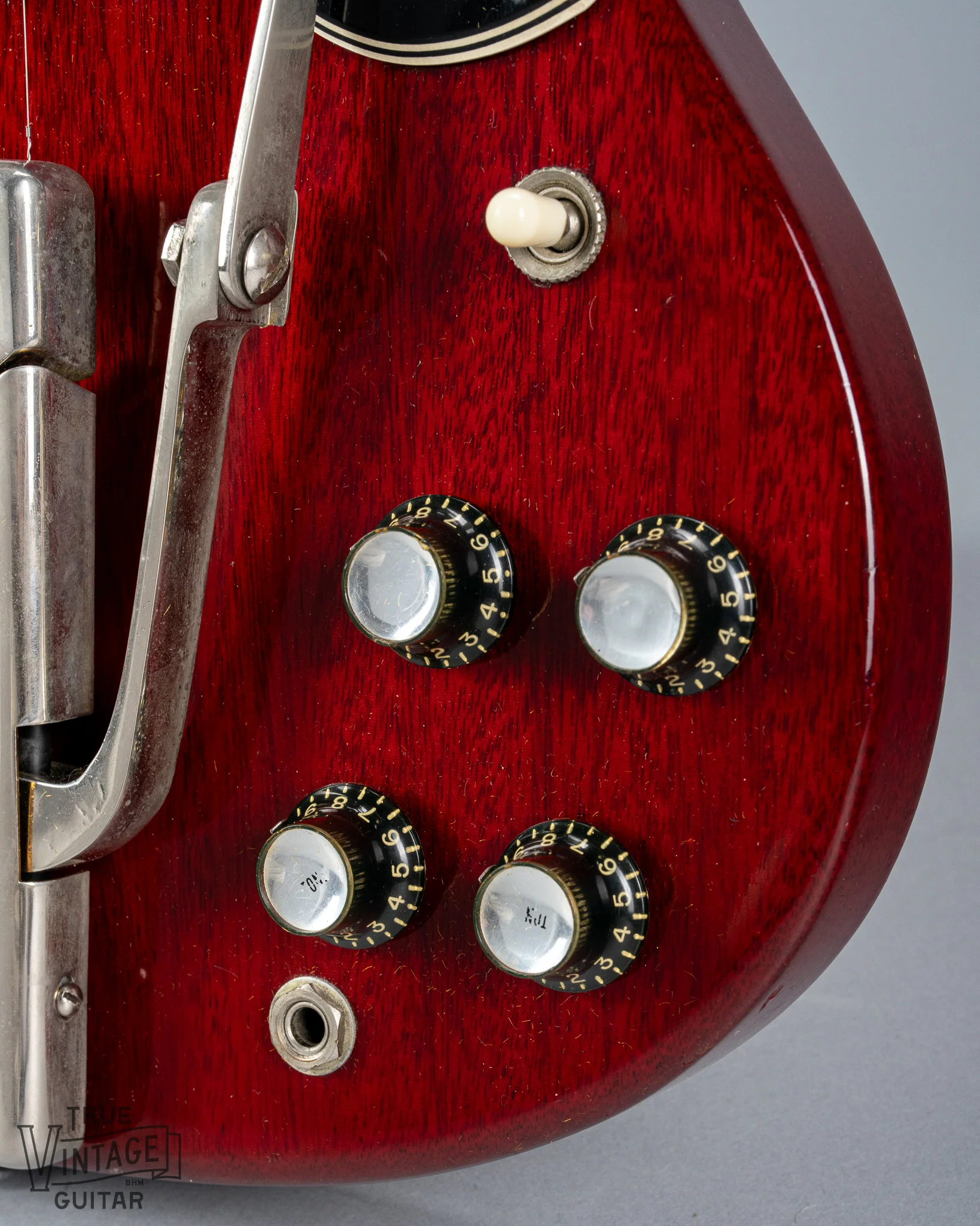 1963 Gibson Les Paul Standard Cherry Double Guard Fat Neck - Image 6