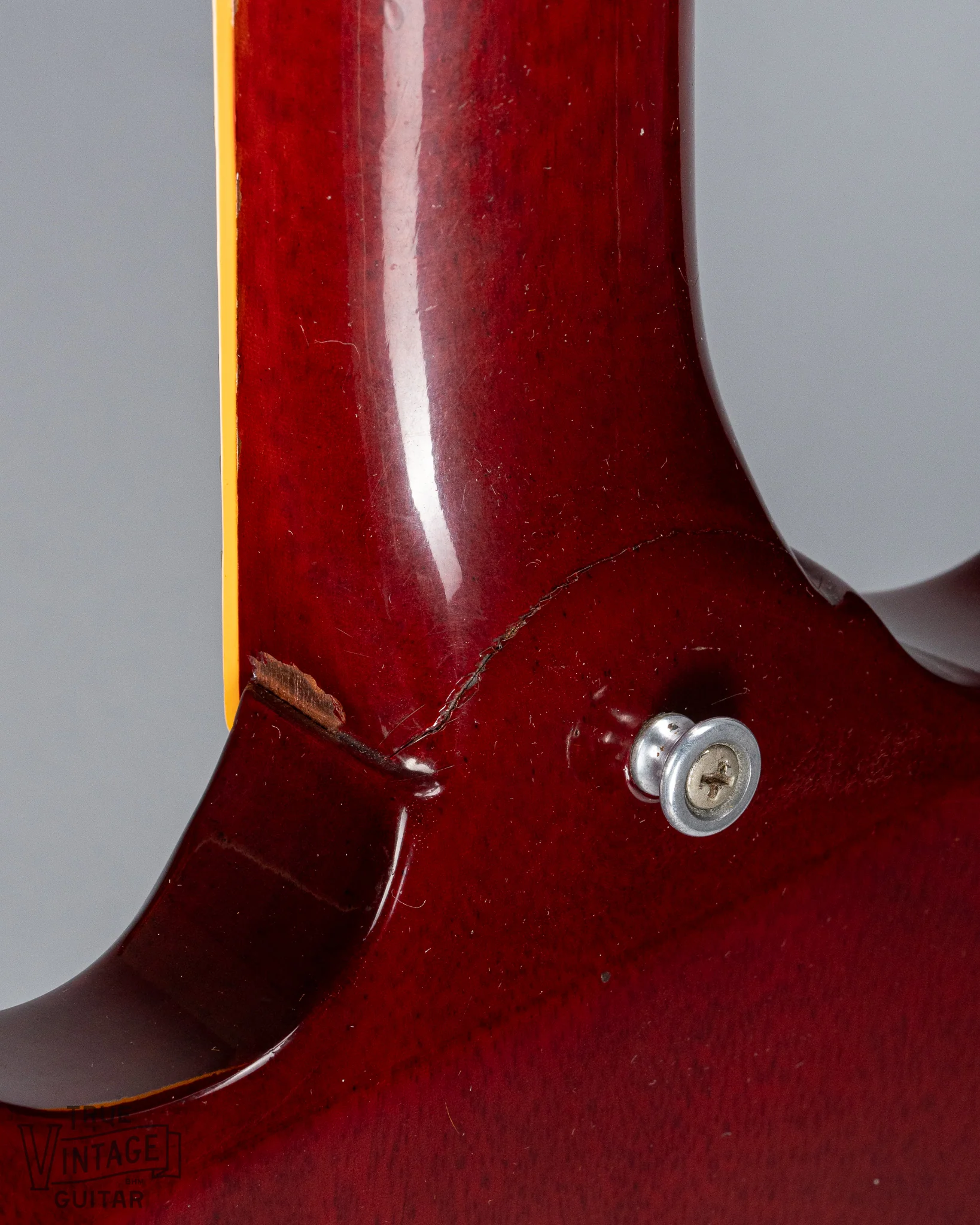 1963 Gibson Les Paul Standard Cherry Double Guard Fat Neck - Image 9