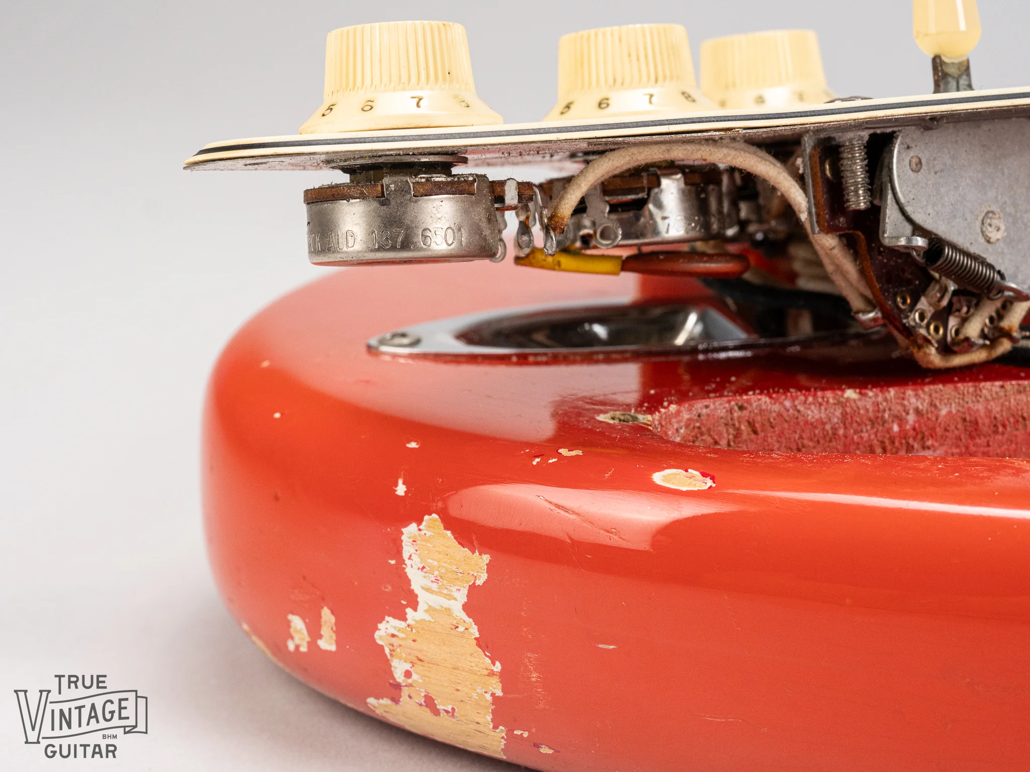 1964/1965 Fender Stratocaster Fiesta Red - Image 26