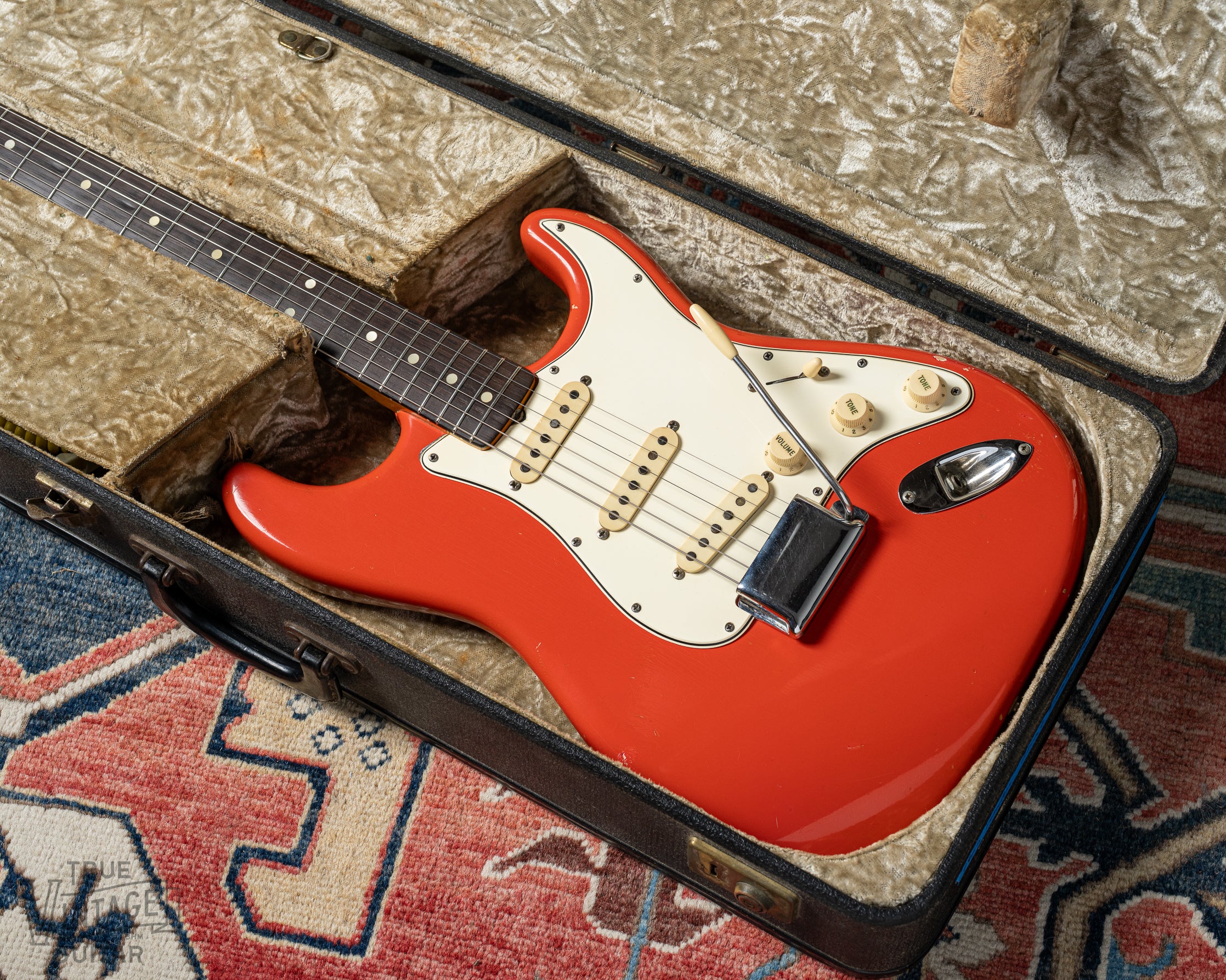 1964/1965 Fender Stratocaster Fiesta Red - Image 3