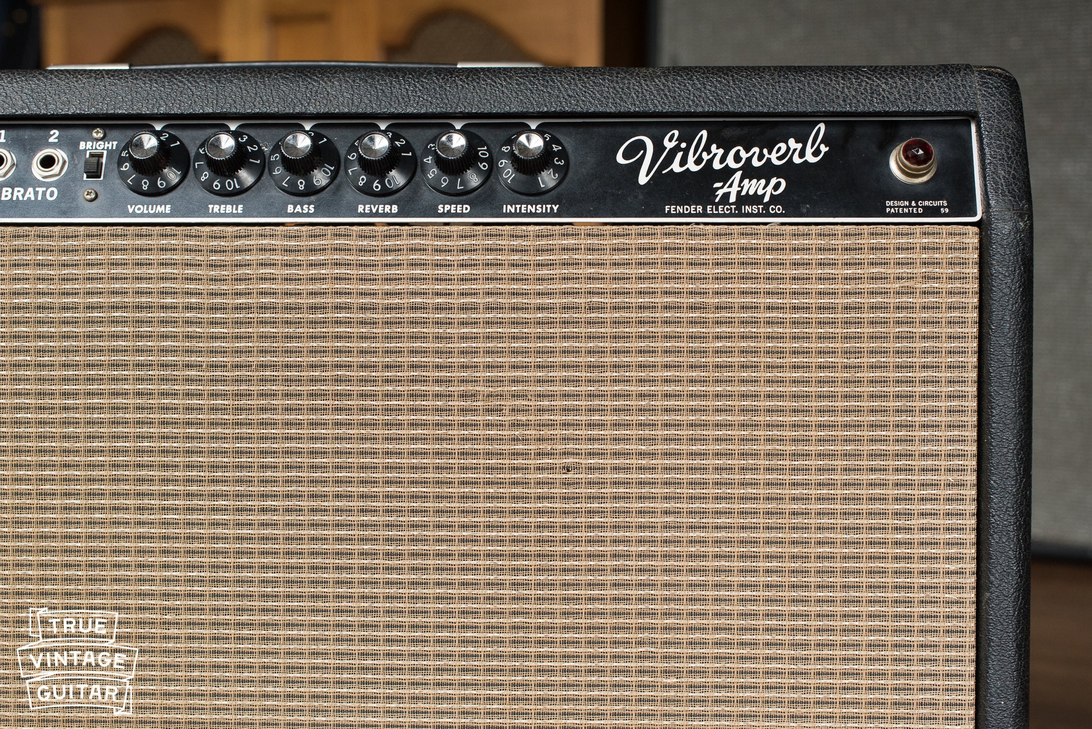 1964 Fender Vibroverb vintage guitar amplifier - Image 7