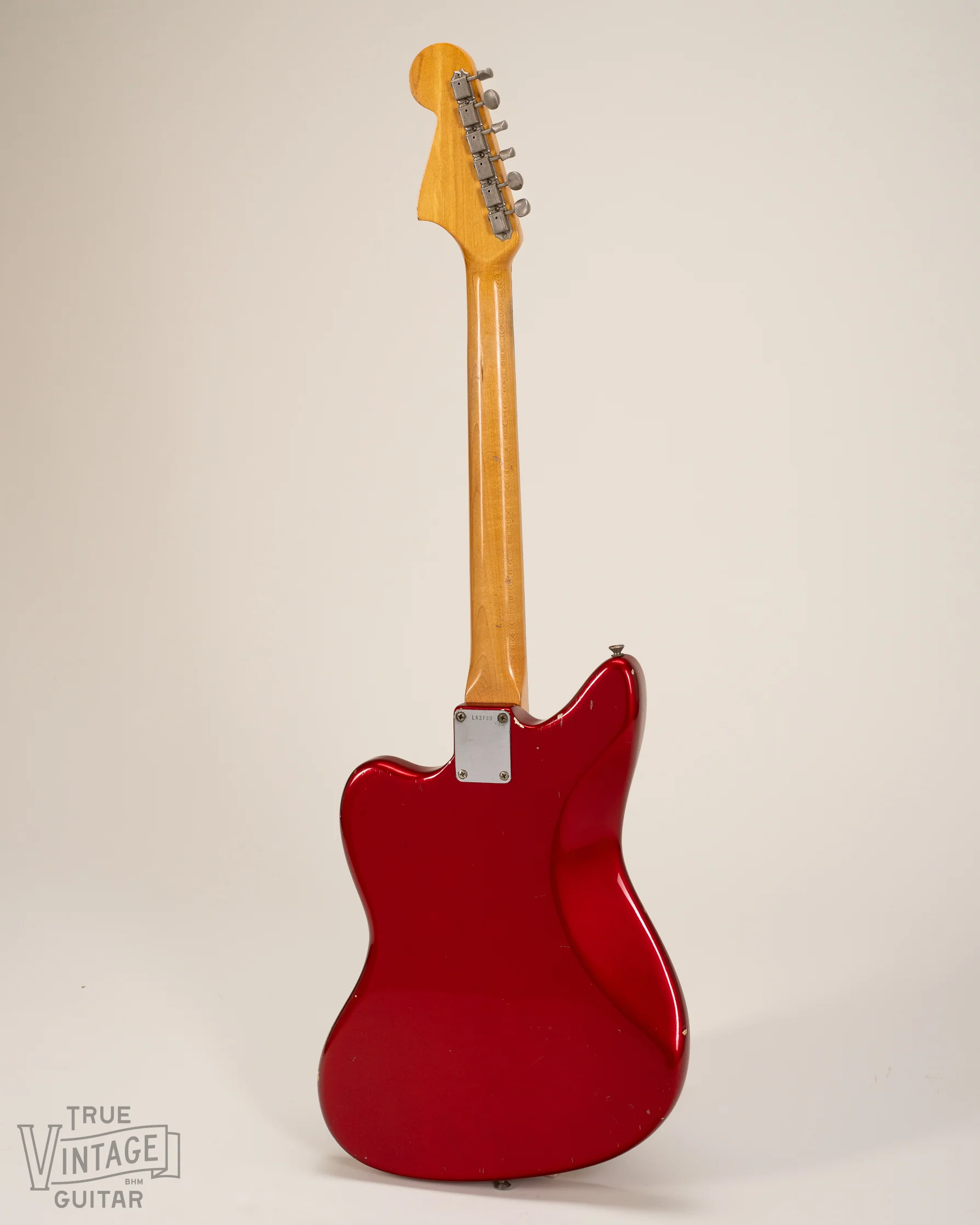 1965 Fender Jaguar Candy Apple Red Metallic - Image 12