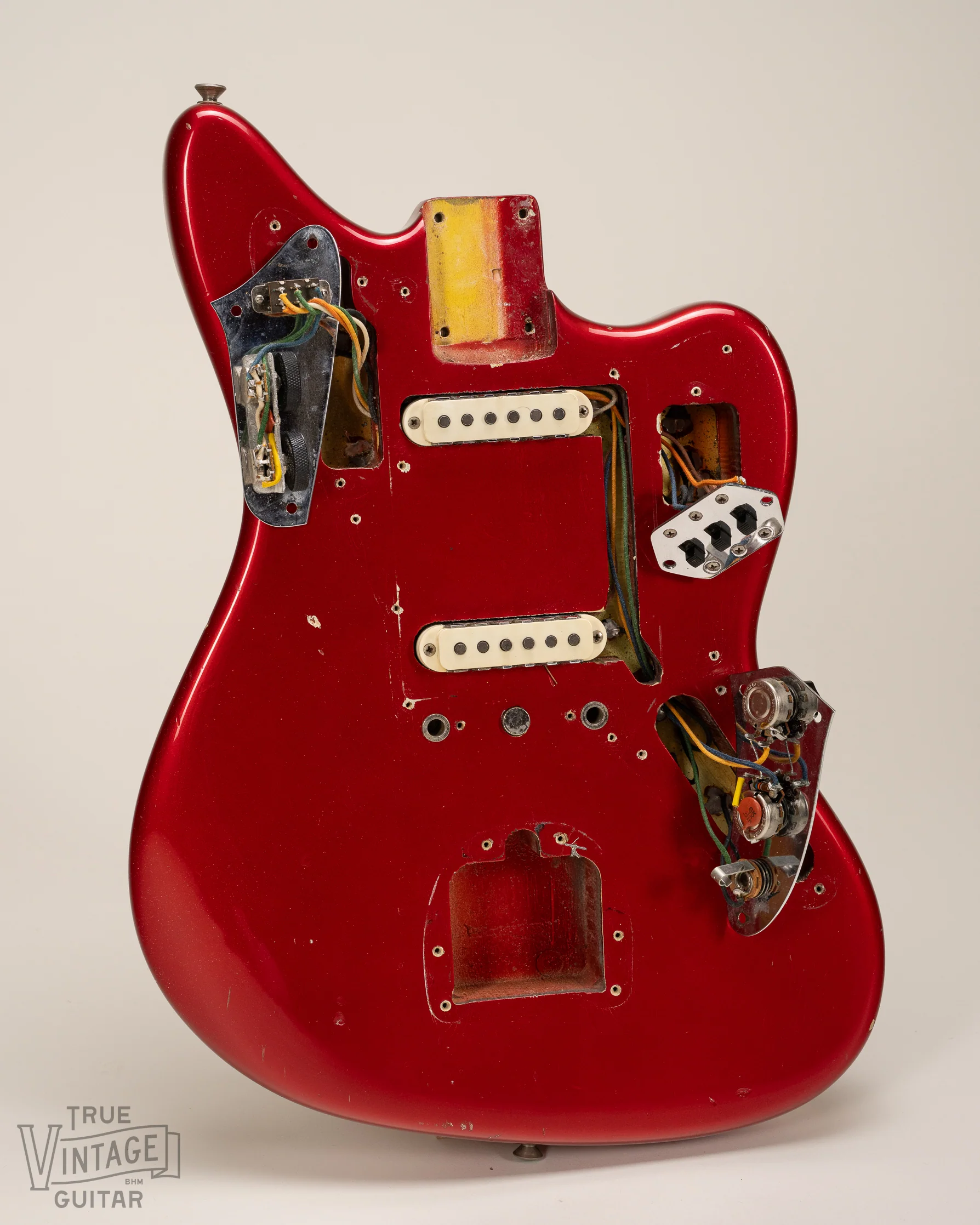 1965 Fender Jaguar Candy Apple Red Metallic - Image 16