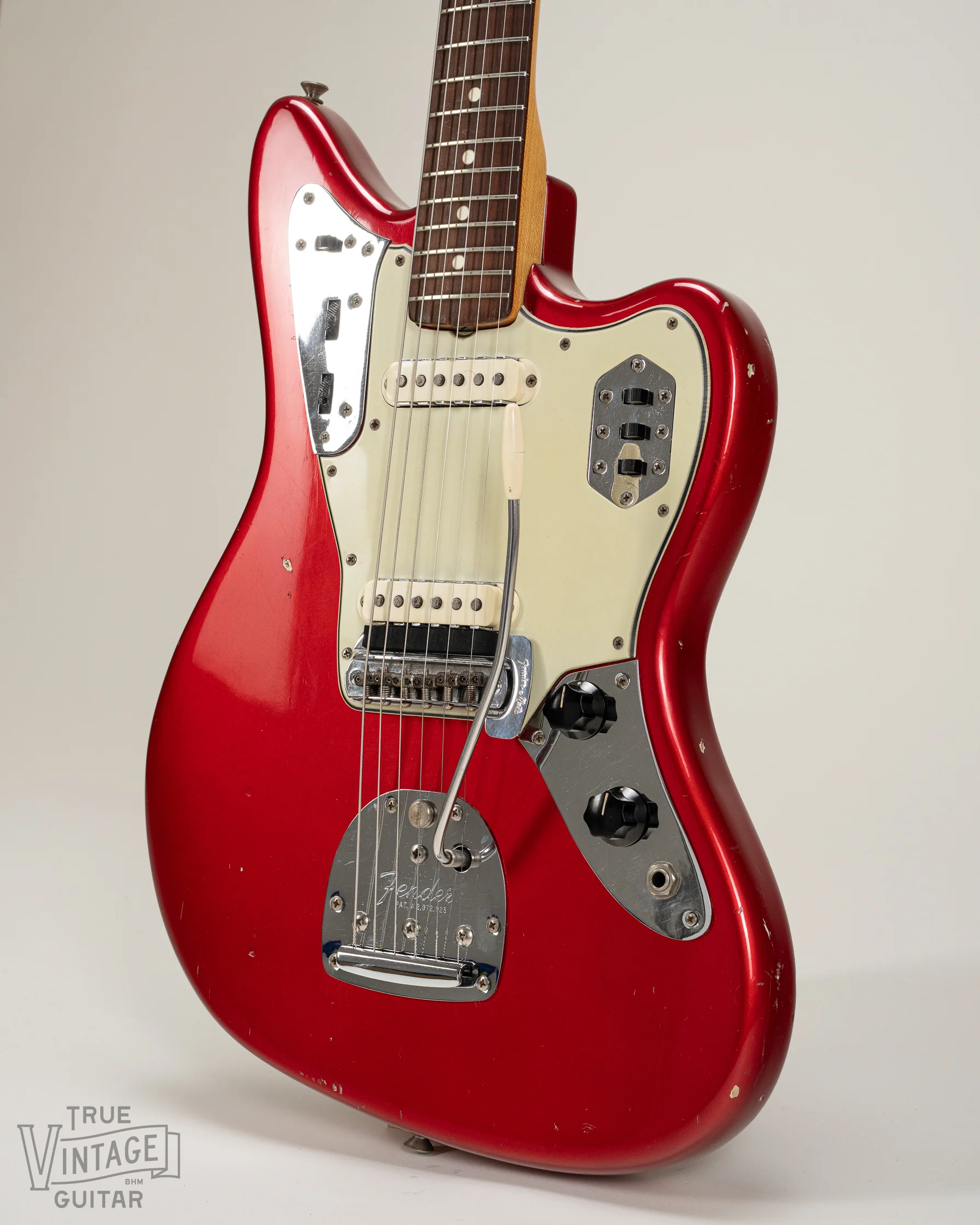 1965 Fender Jaguar Candy Apple Red Metallic - Image 7