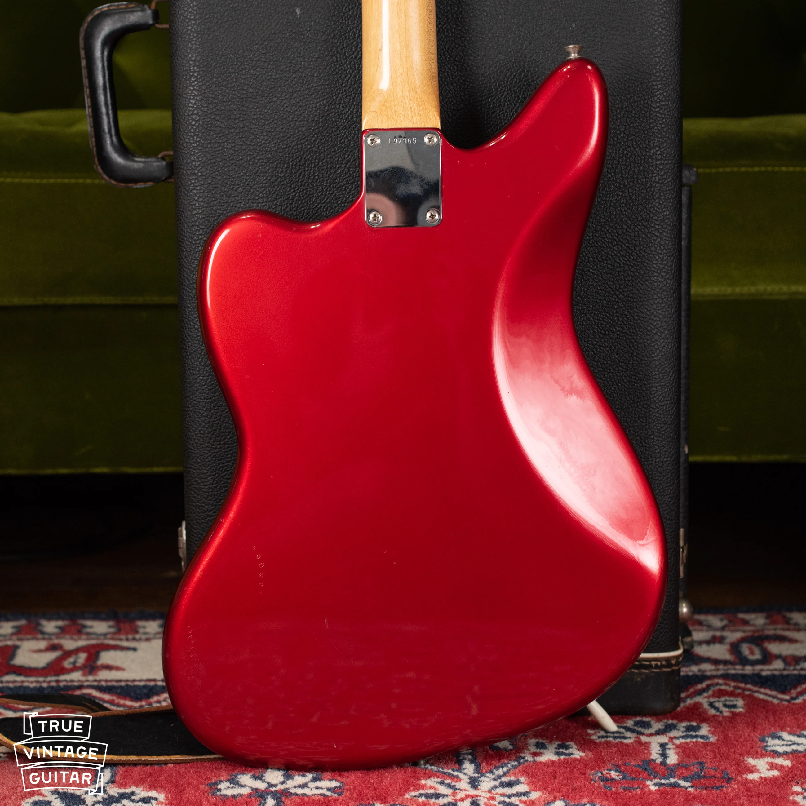 1965 Fender Jaguar Candy Apple Red Metallic - Image 7