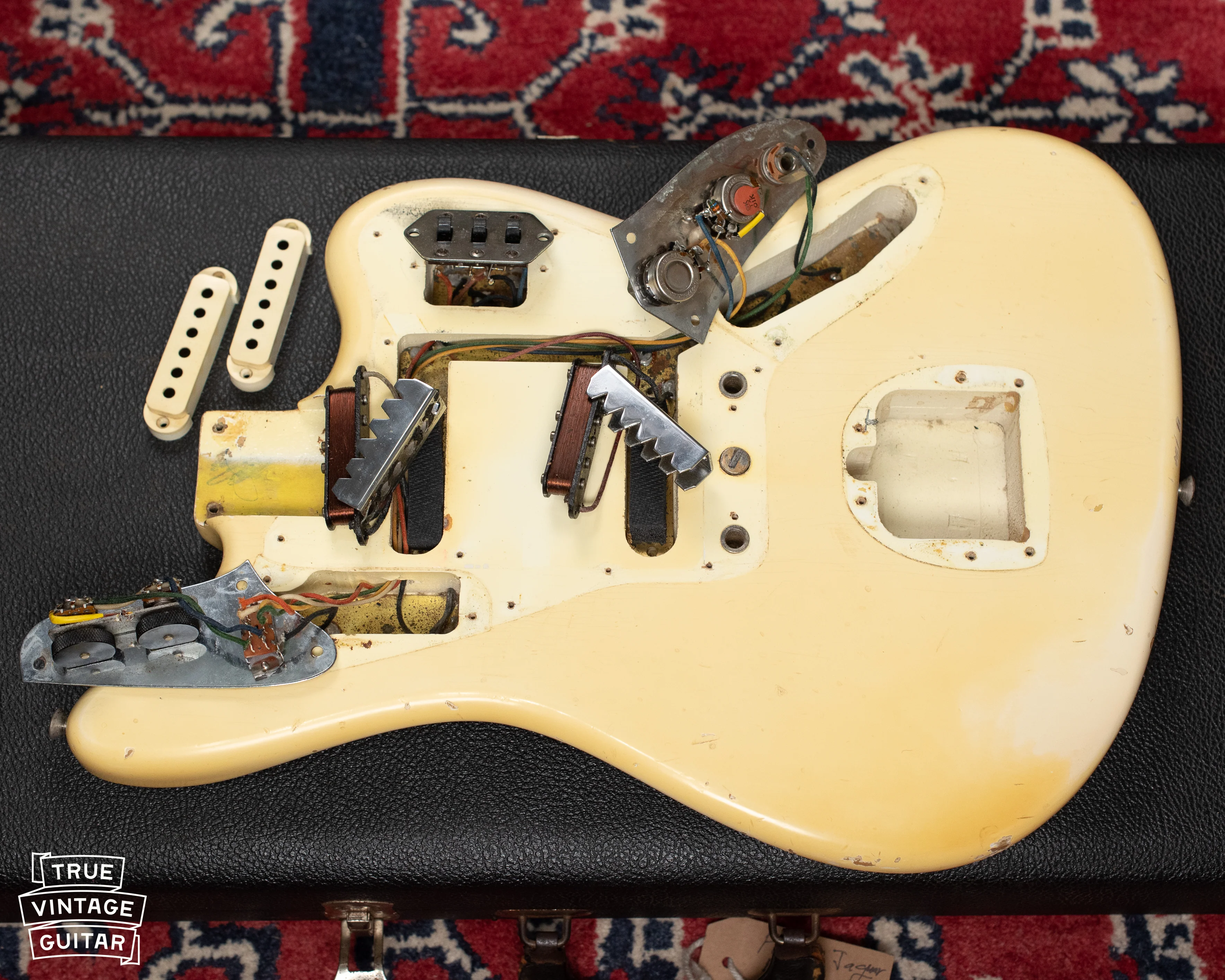 1965 Fender Jaguar Olympic White - Image 16