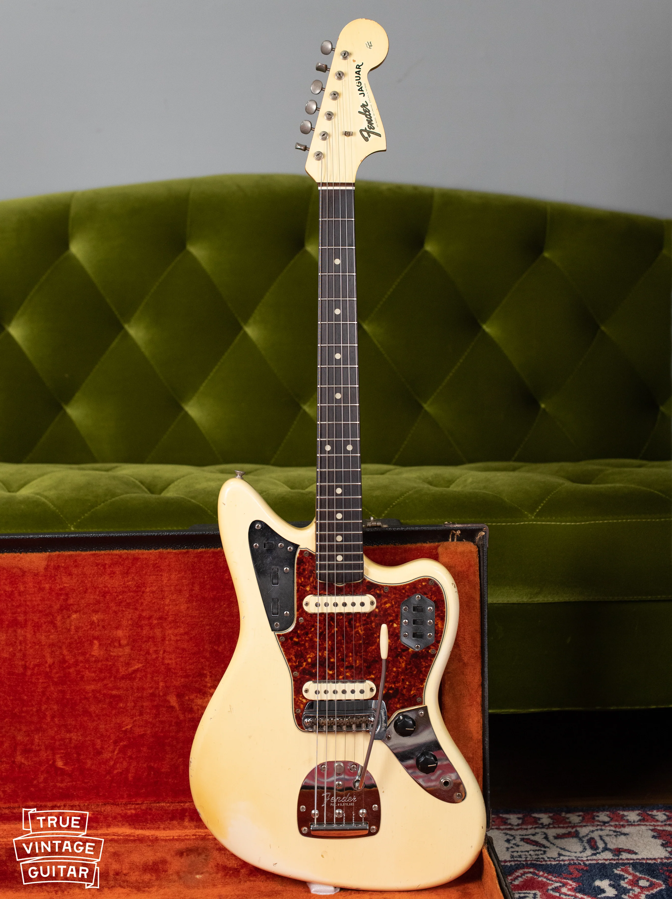 1965 Fender Jaguar Olympic White - Image 2