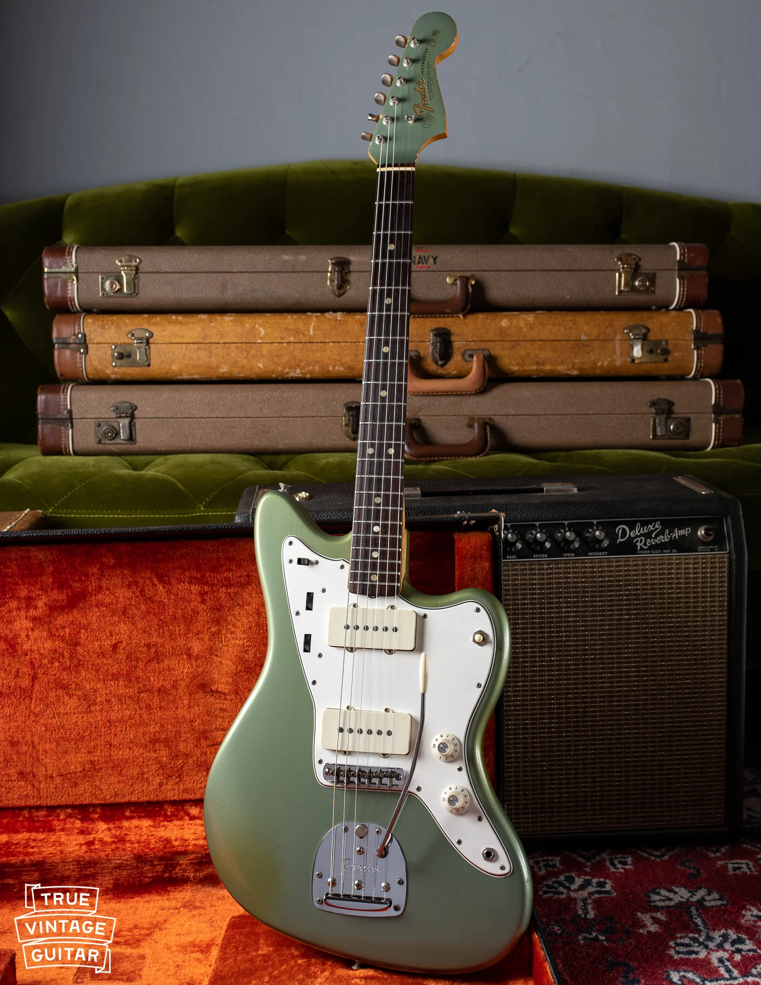 1965 Fender Jazzmaster Blue Ice Metallic - Image 4