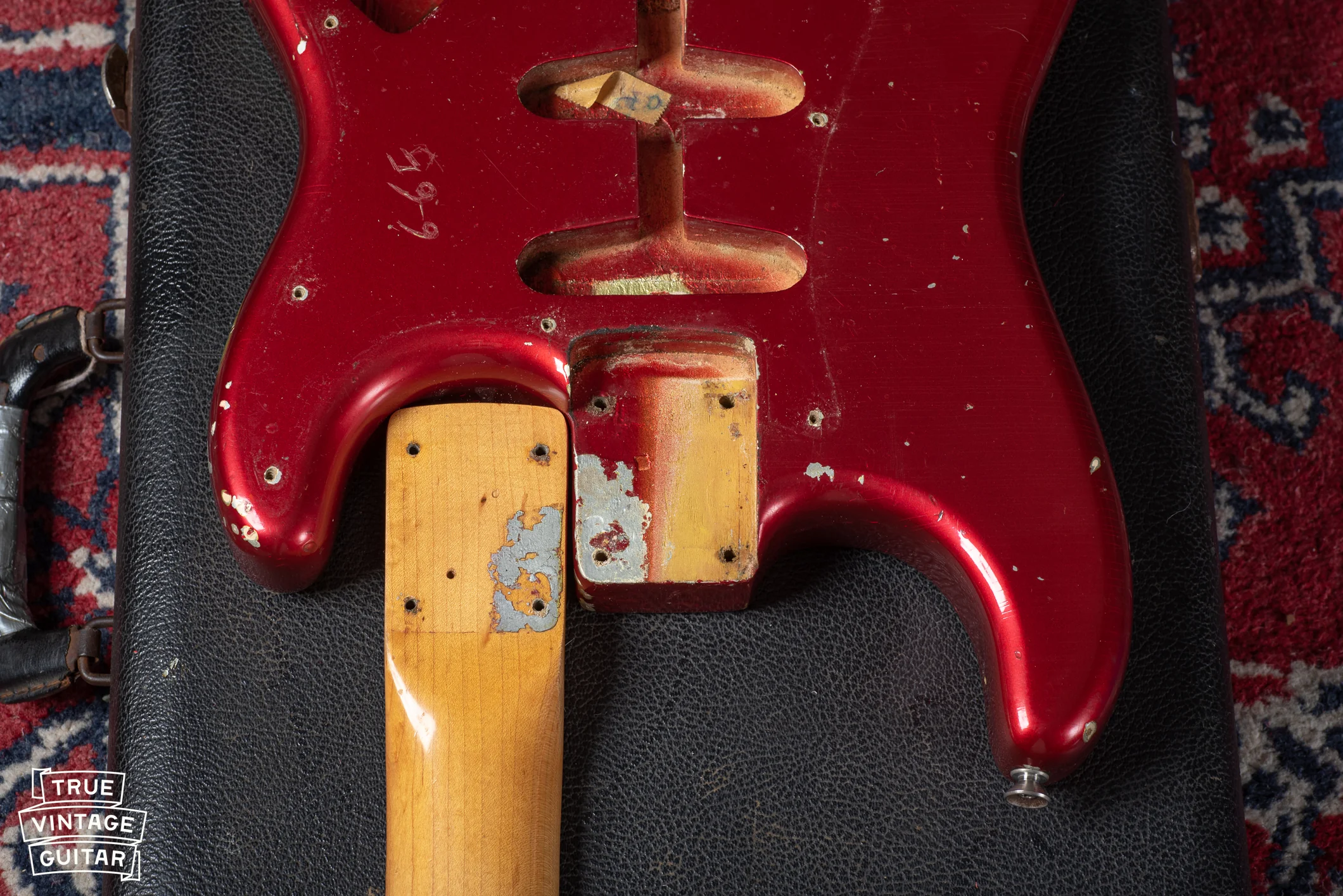1965 Fender Stratocaster Candy Apple Red - Image 18