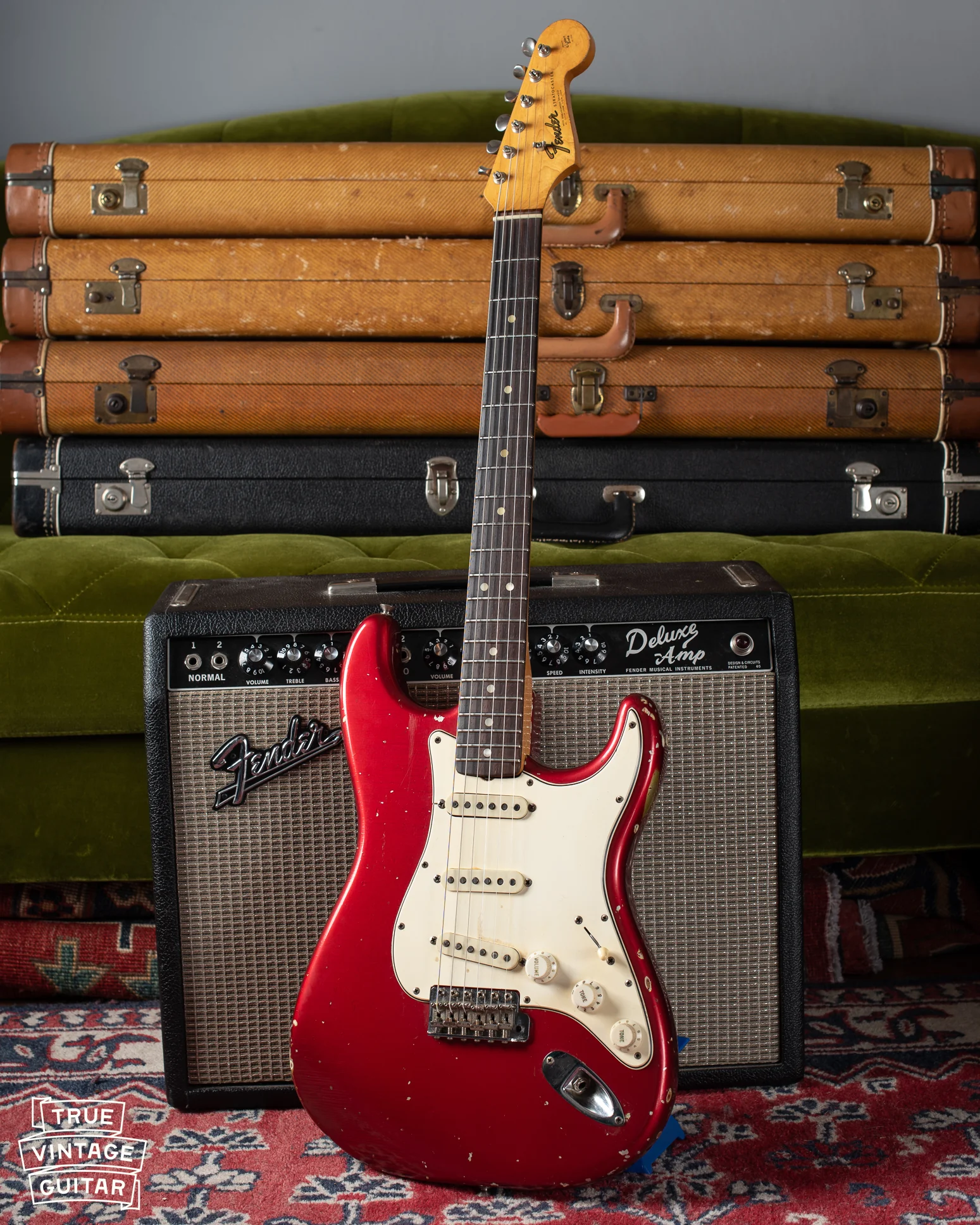 1965 Fender Stratocaster Candy Apple Red - Image 20