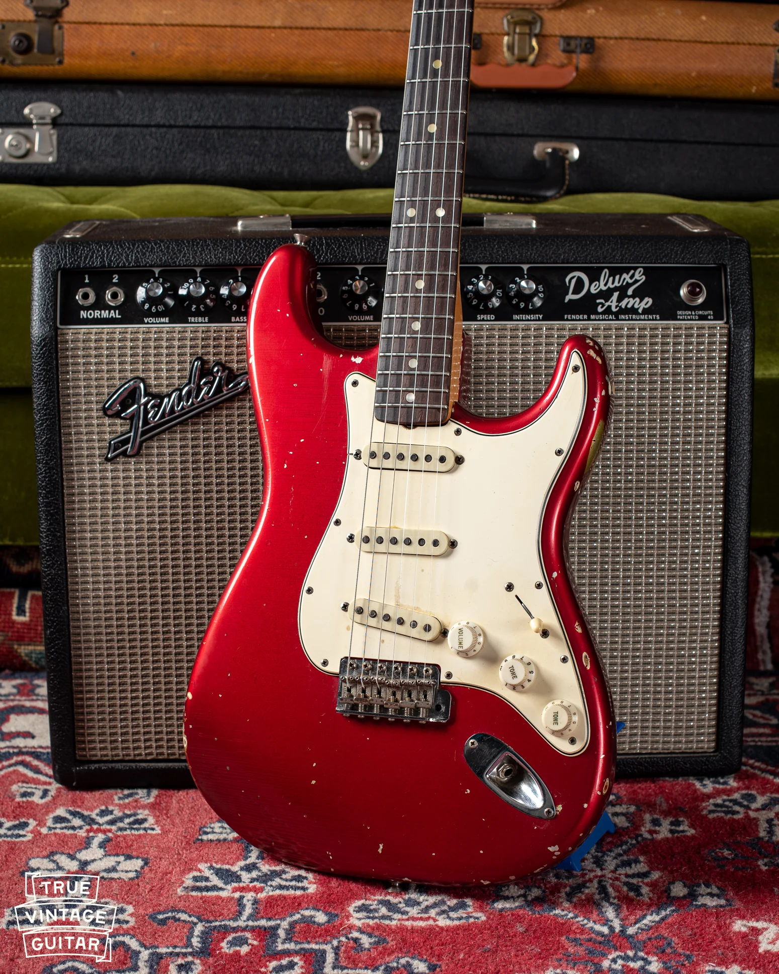 1965 Fender Stratocaster Candy Apple Red - Image 21