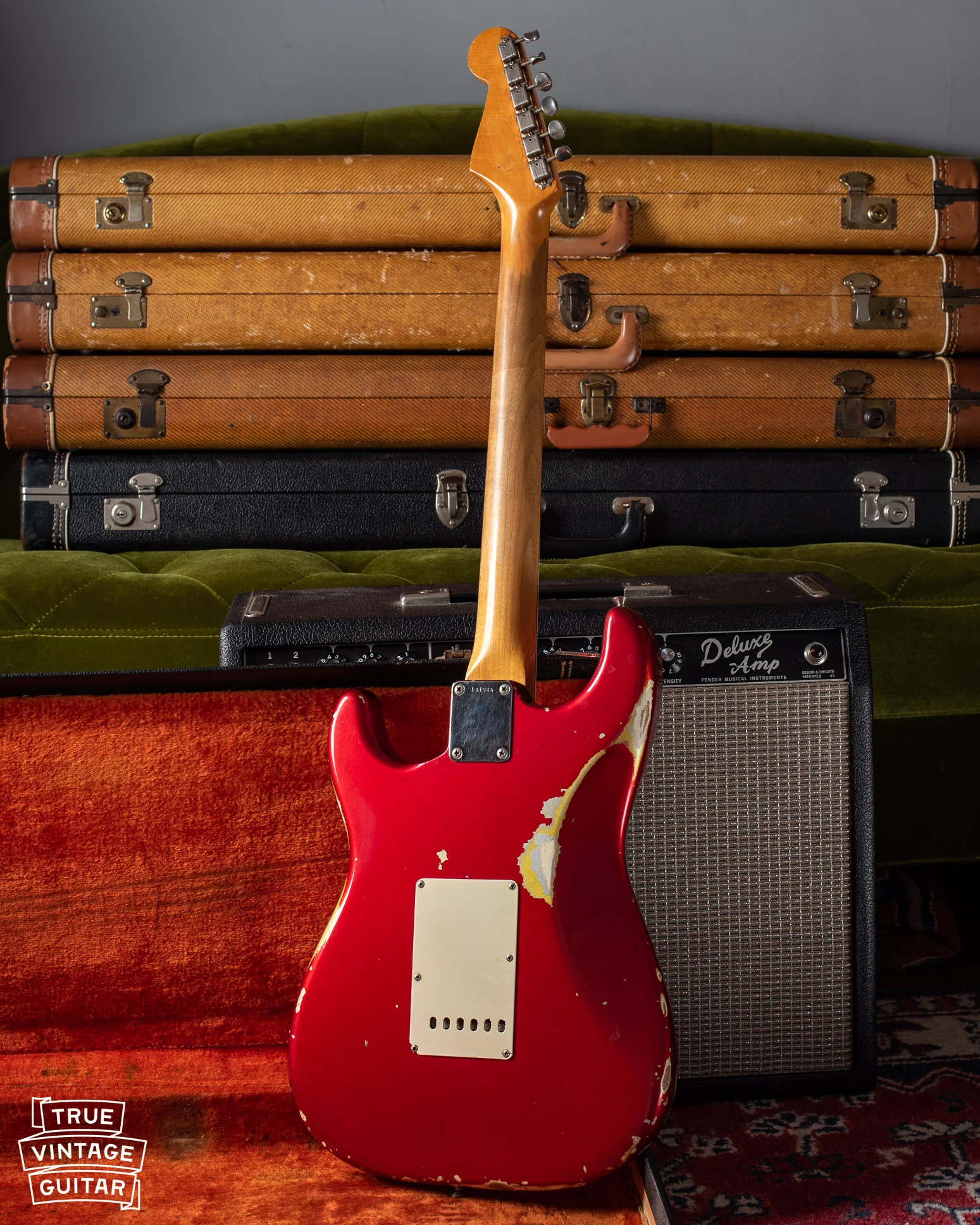 1965 Fender Stratocaster Candy Apple Red - Image 3